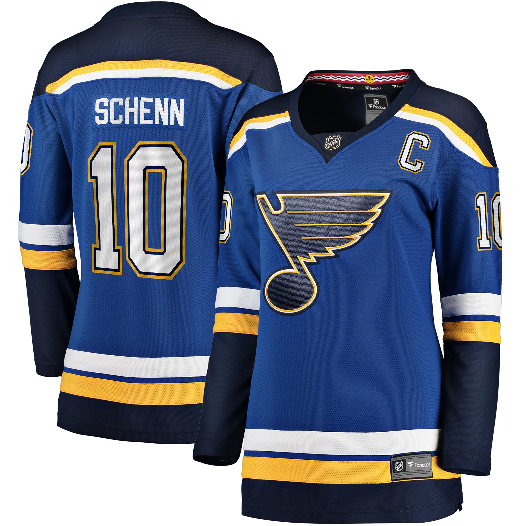 Brayden Schenn St. Louis Blues Fanatics Women's Home Breakaway Player Jersey - Blue