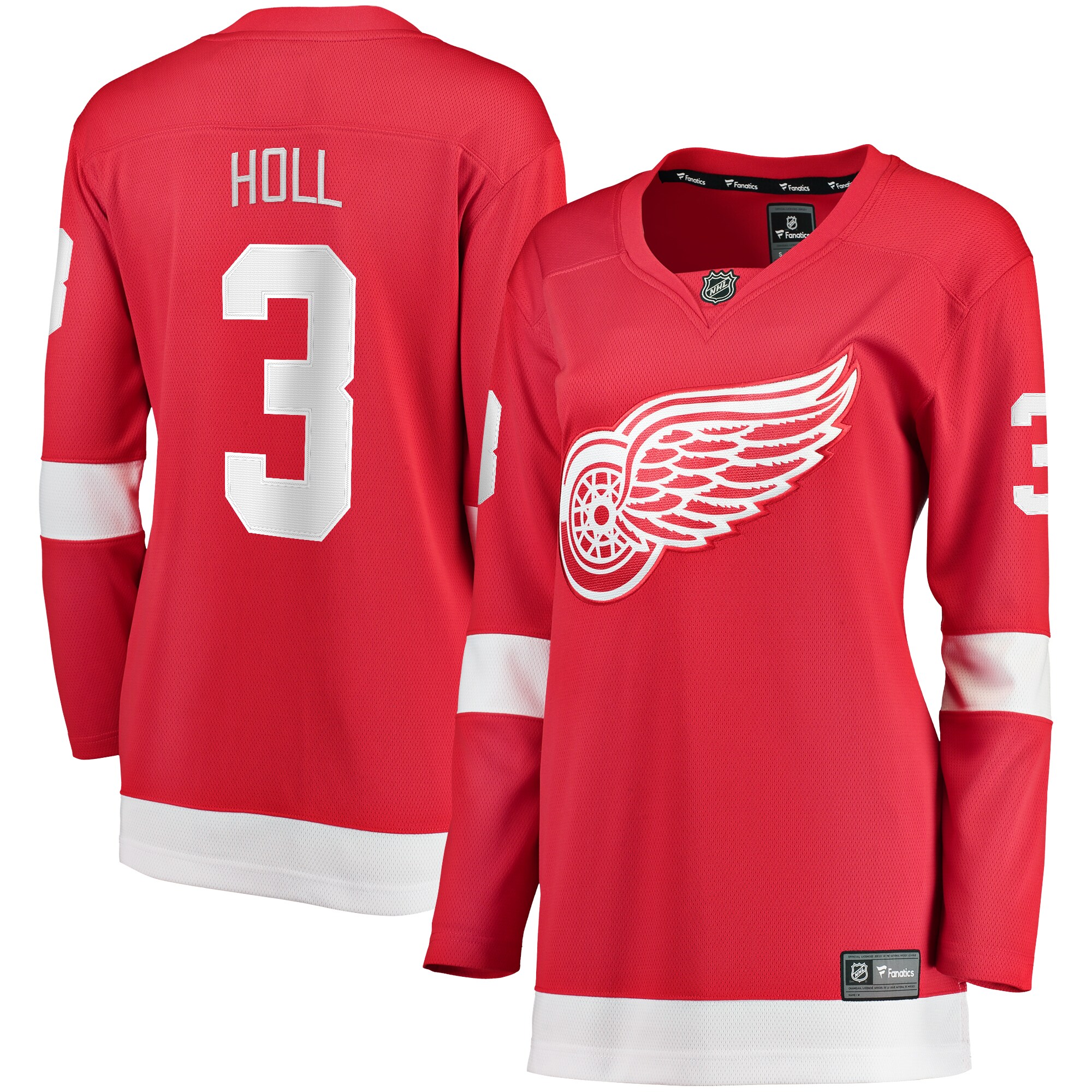 Justin Holl Detroit Red Wings Fanatics Women's Home Breakaway Player Jersey - Red