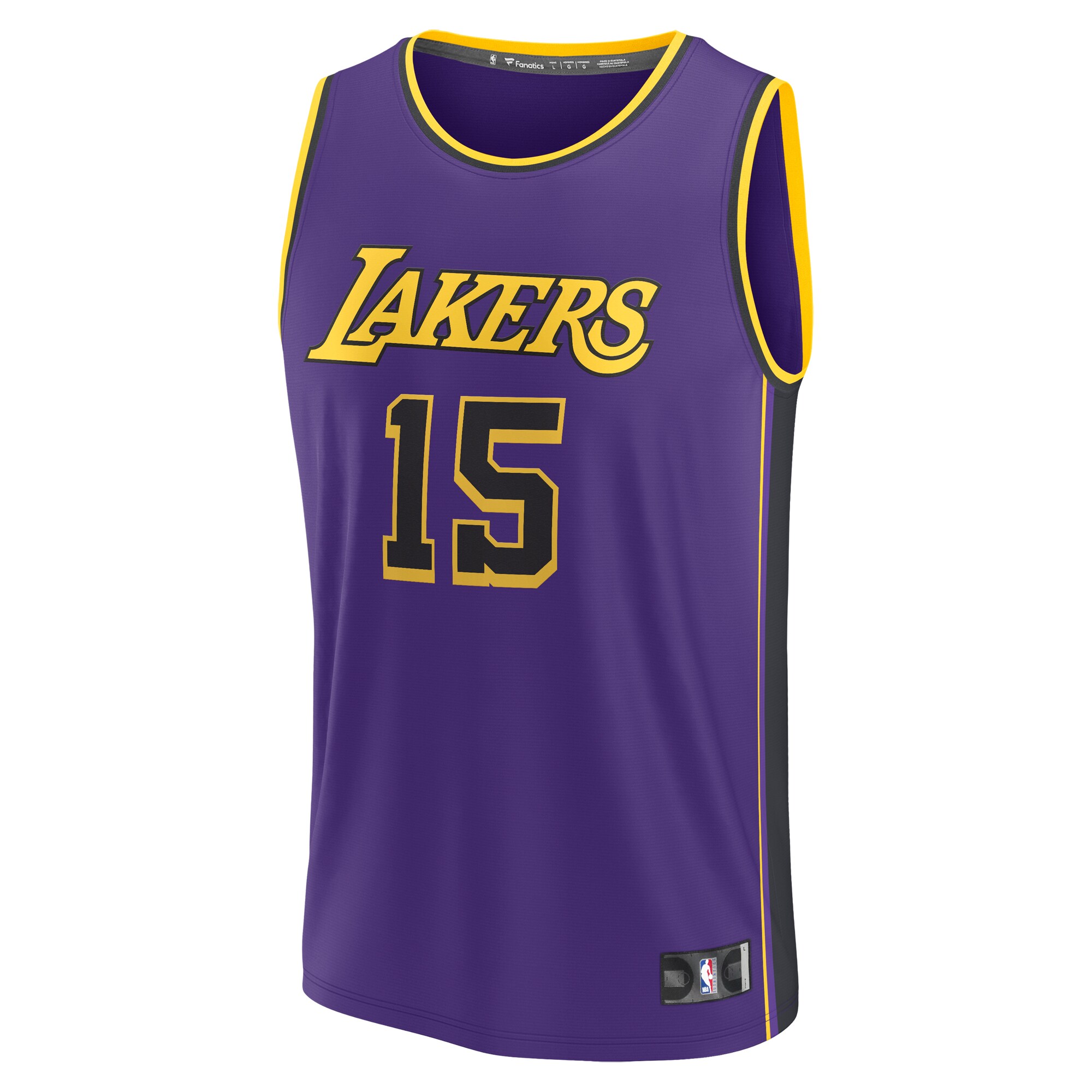Austin Reaves Los Angeles Lakers Fanatics Youth Fast Break Replica Player Jersey - Statement Edition - Purple