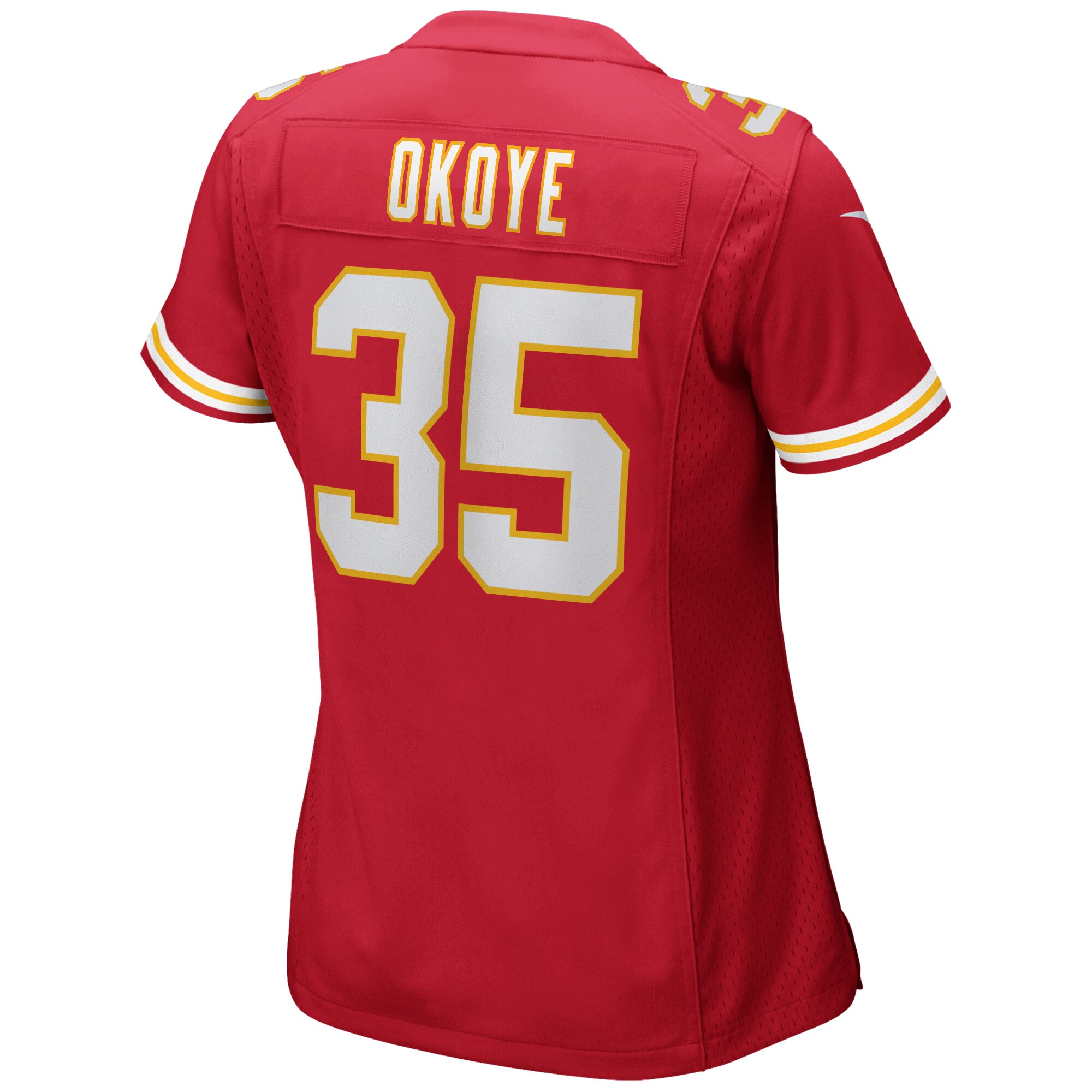 Christian Okoye Kansas City Chiefs  Women's Game Retired Player Jersey - Red