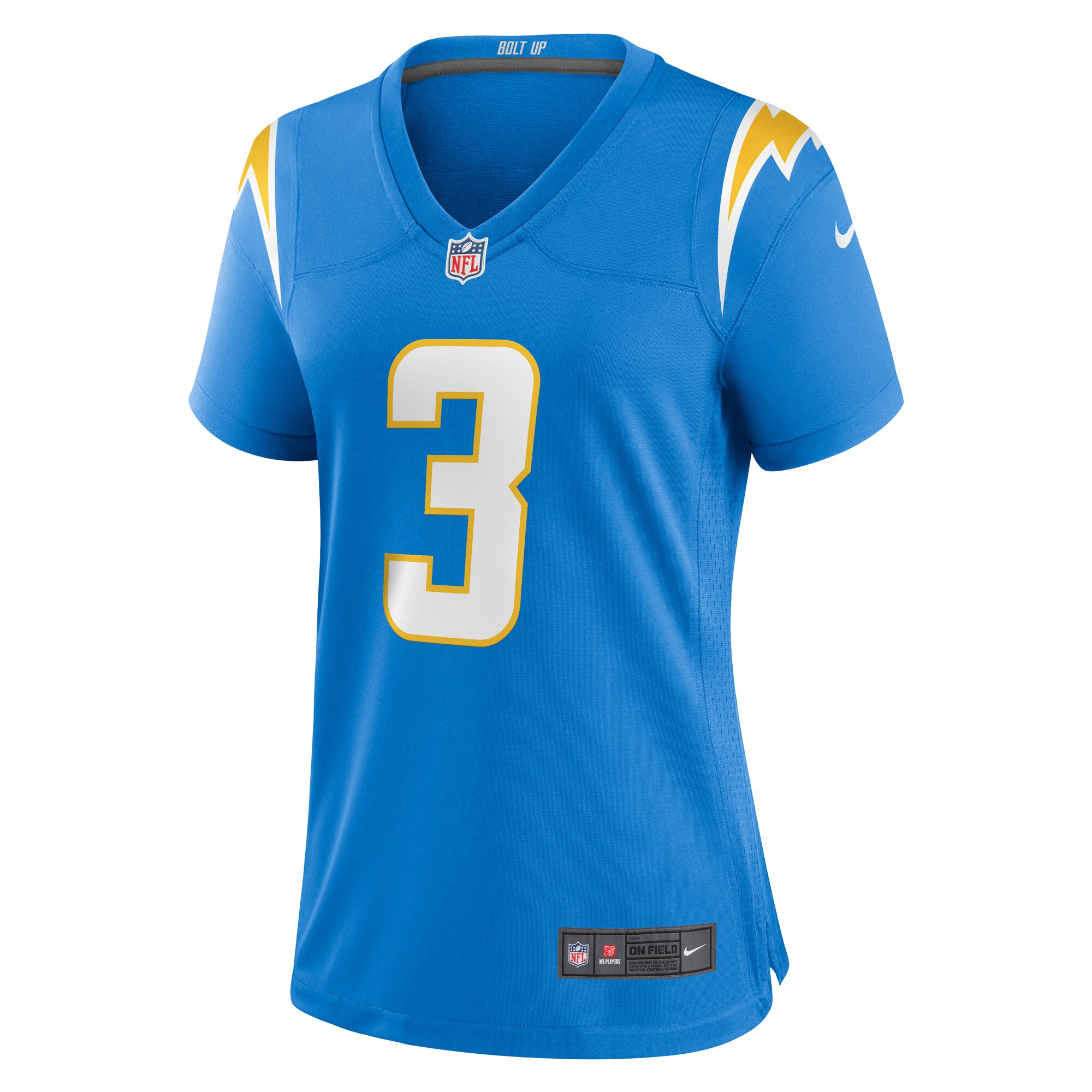 Derwin James Jr. Los Angeles Chargers  Women's Player Jersey - Powder Blue