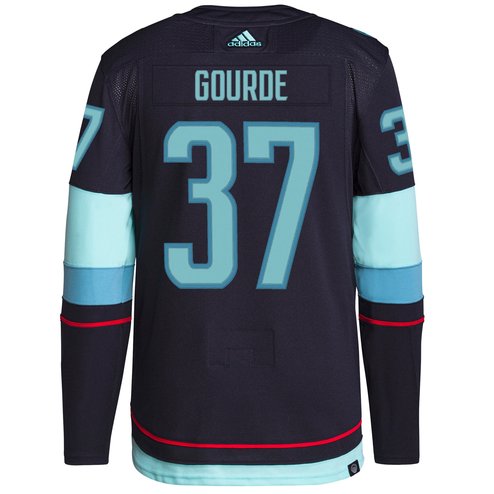 Yanni Gourde  adidas Home Authentic Primegreen Player Jersey - Navy