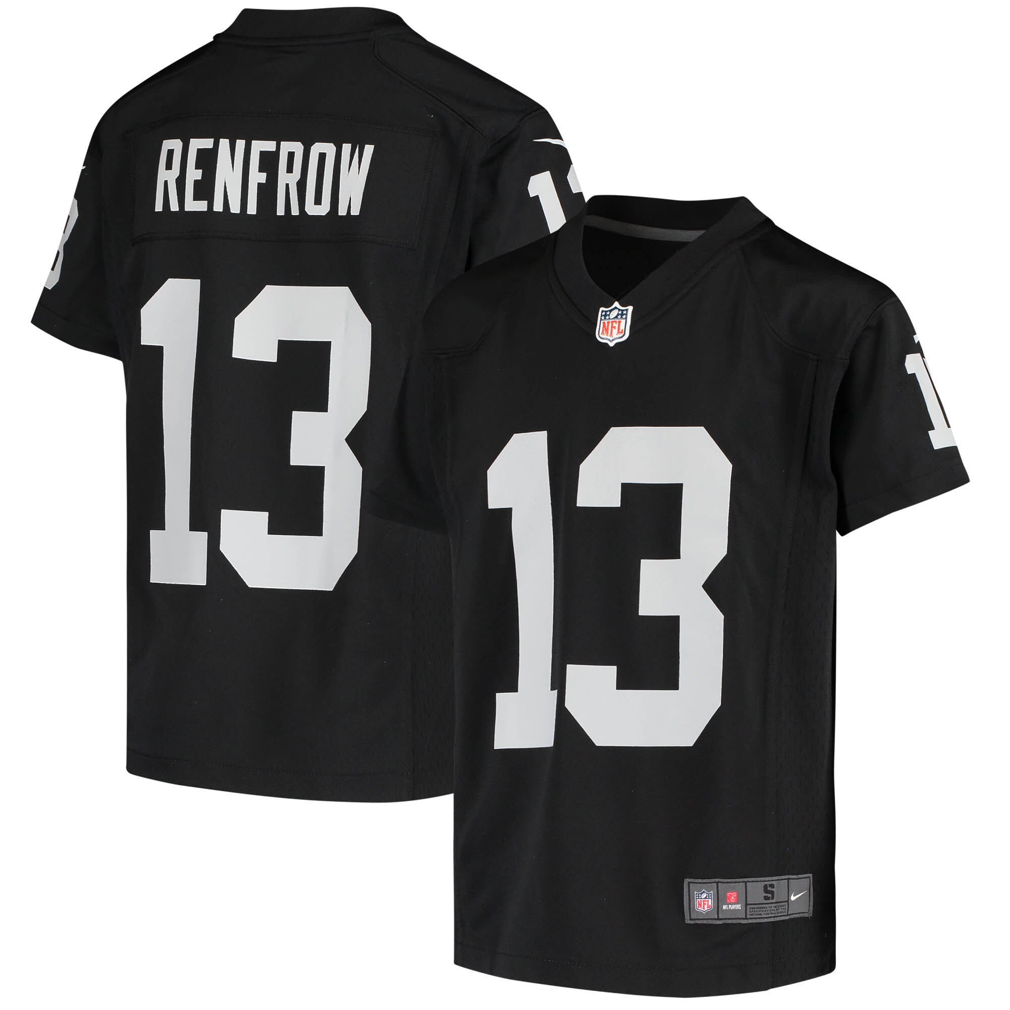 Hunter Renfrow Las Vegas Raiders  Youth Game Jersey - Black