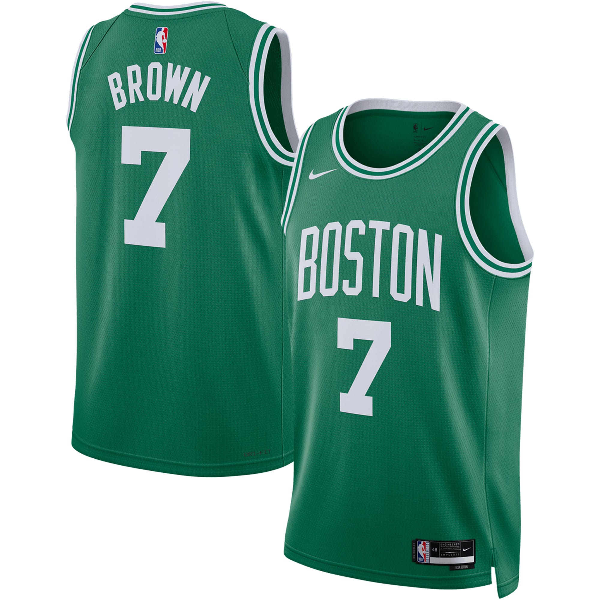 Jaylen Brown Boston Celtics  Unisex Swingman Jersey - Icon Edition - Kelly Green