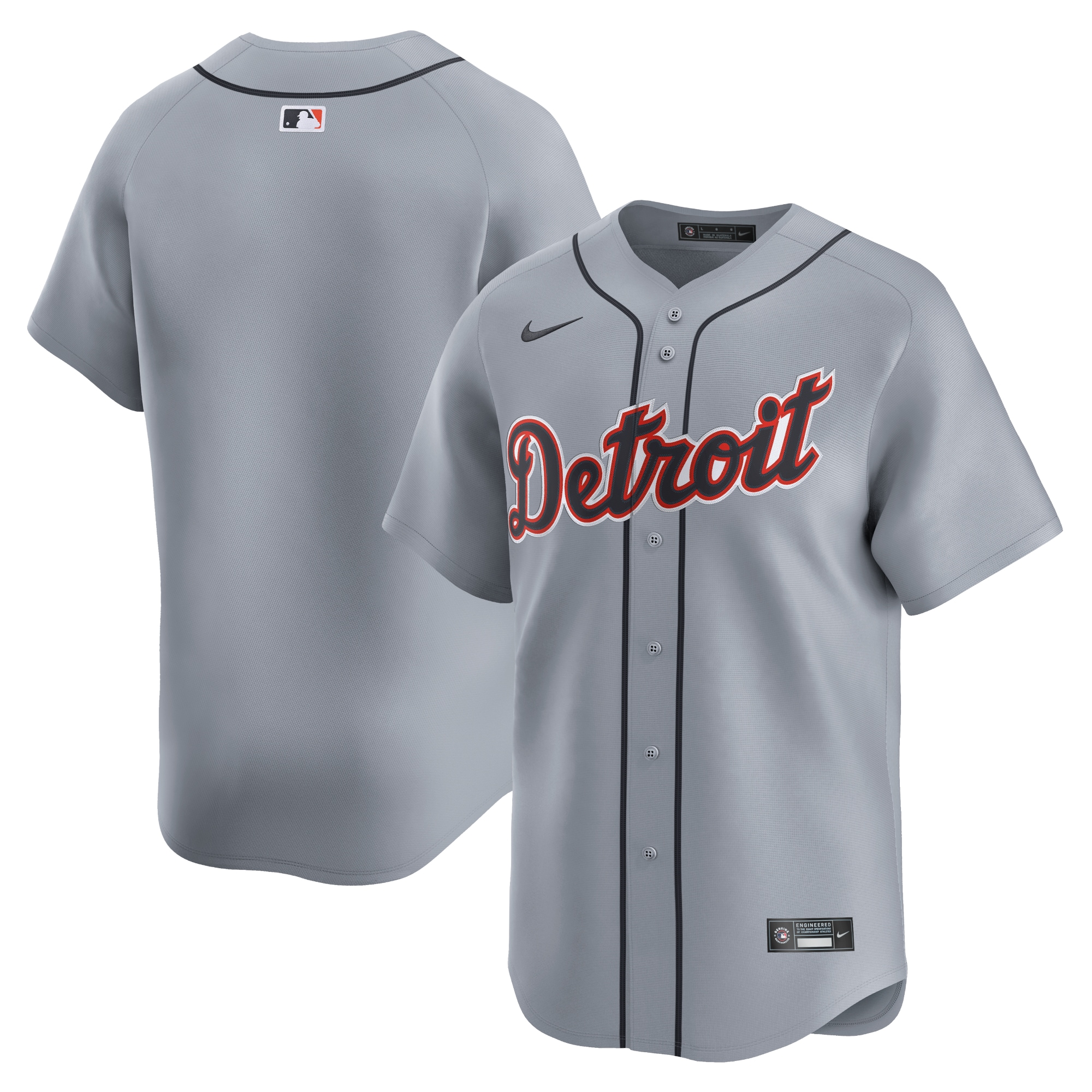 Detroit Tigers  Road Limited Jersey\u00c2\u00a0\u00e2\u20ac\u201c Gray