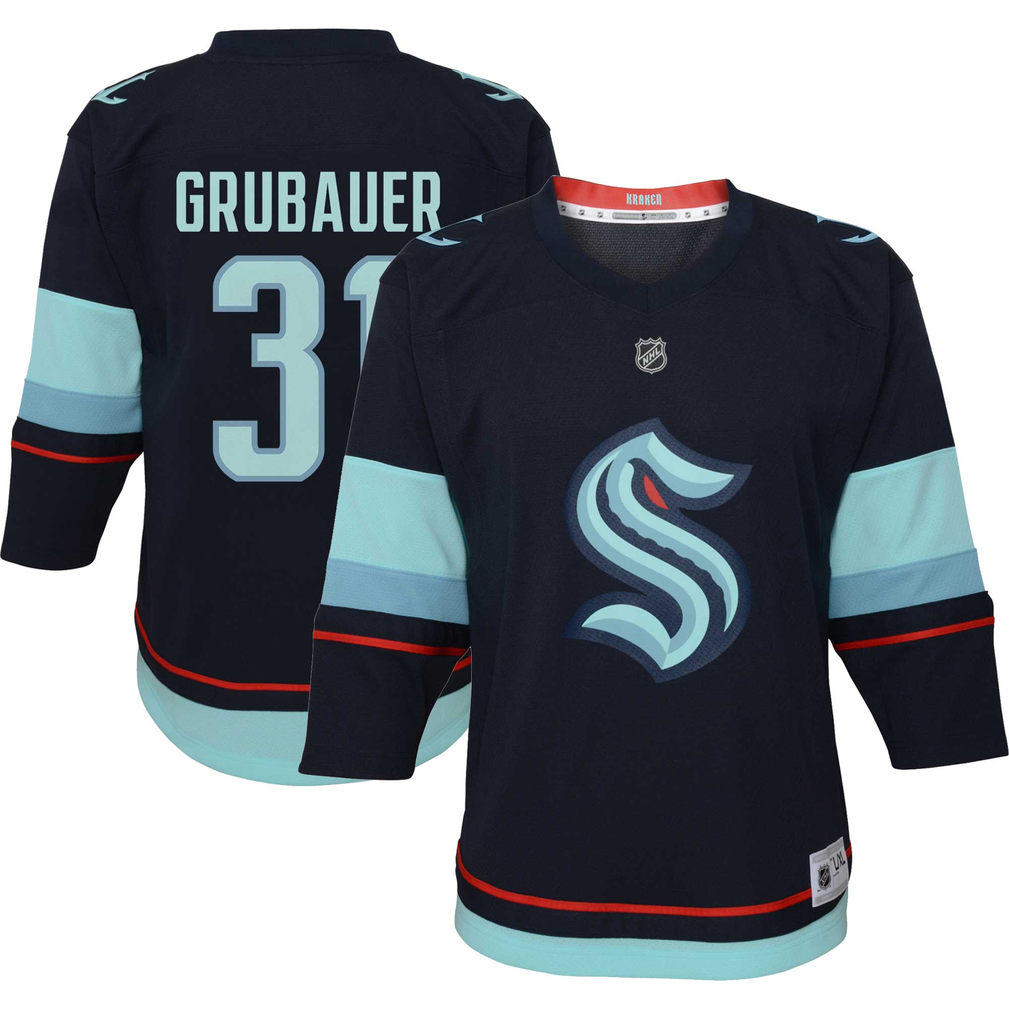 Philipp Grubauer  Toddler Home Replica Player Jersey - Deep Sea Blue