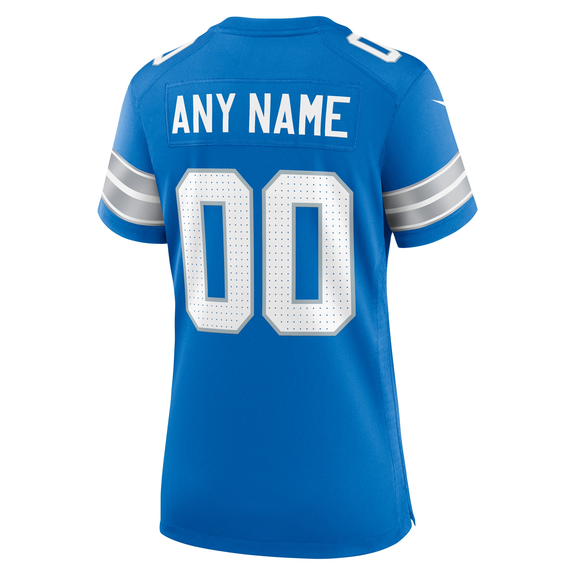 Detroit Lions  Women's Custom Game Jersey - Blue