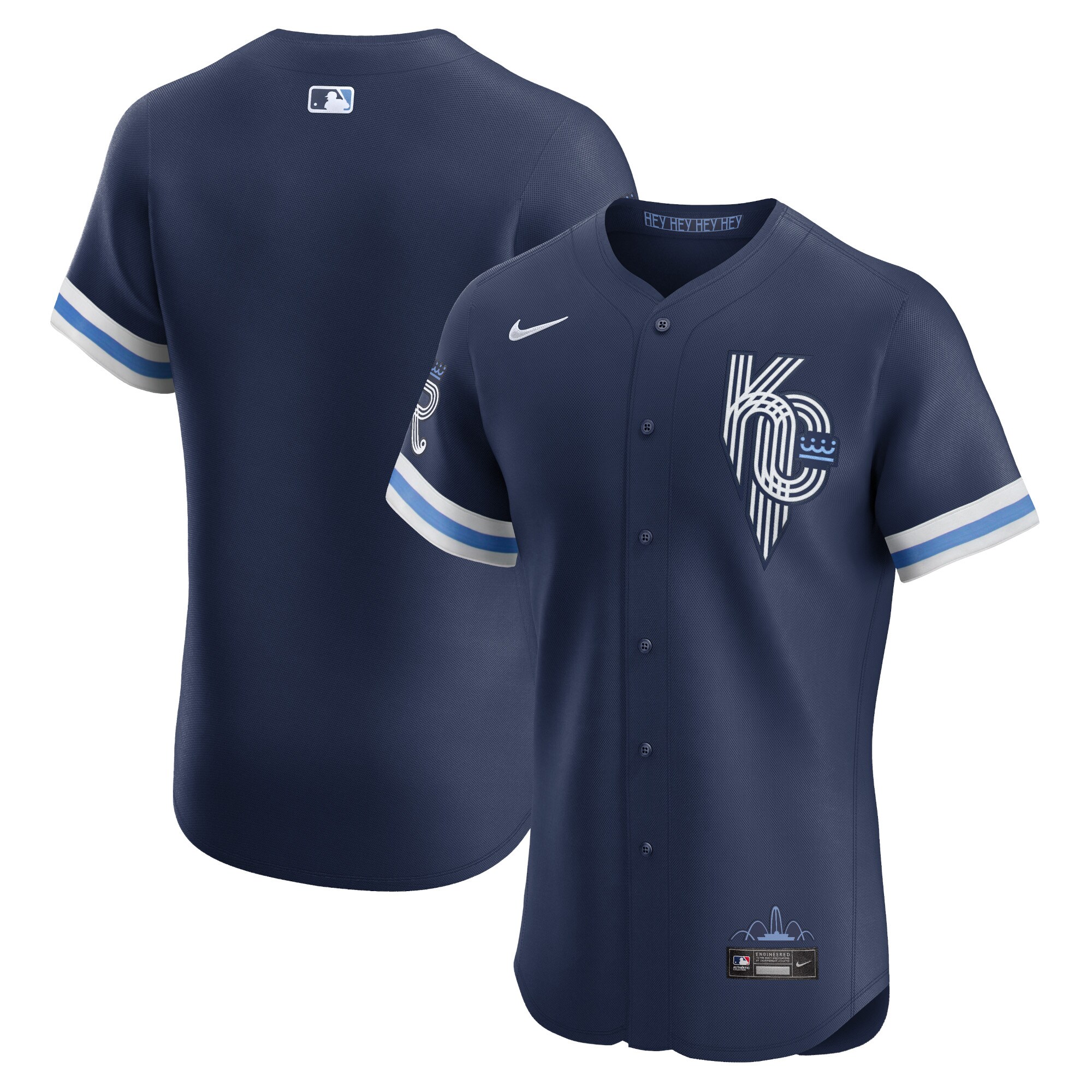 Kansas City Royals  City Connect Elite Jersey - Navy