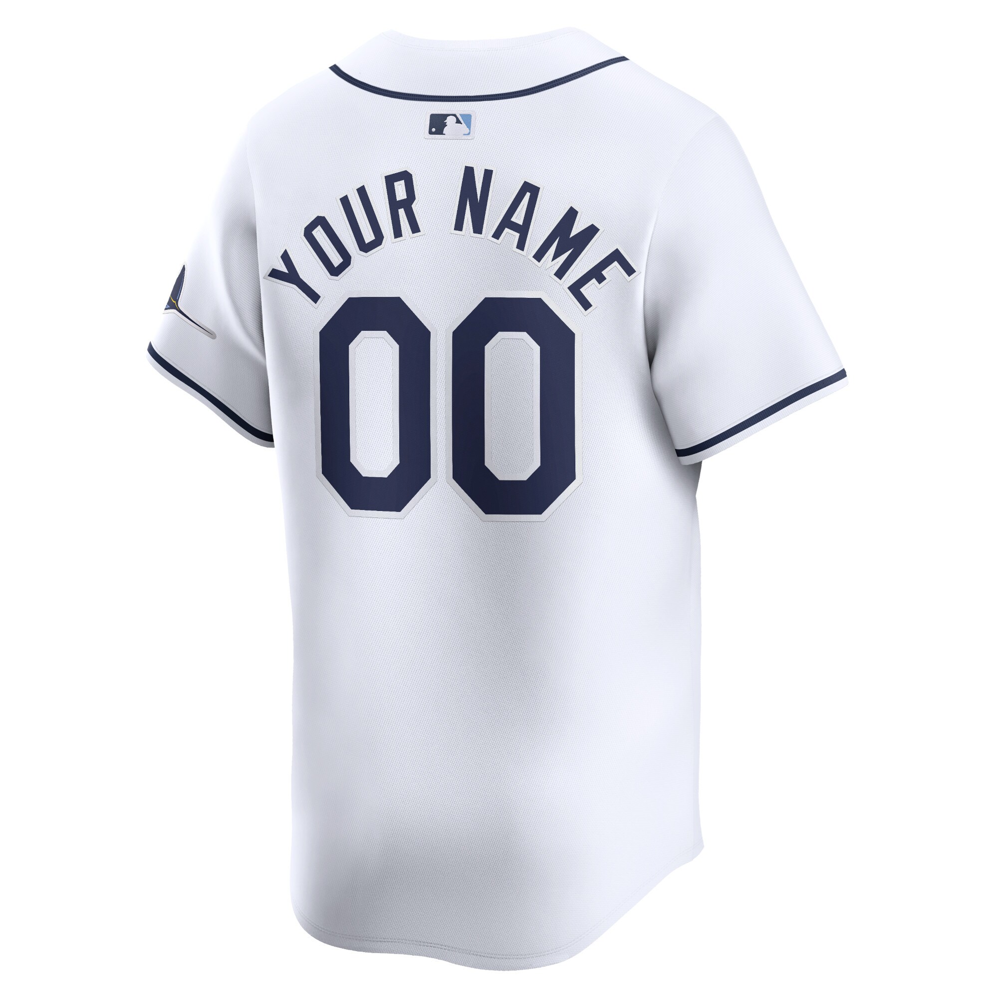 Tampa Bay Rays  Youth Home Limited Custom Jersey - White