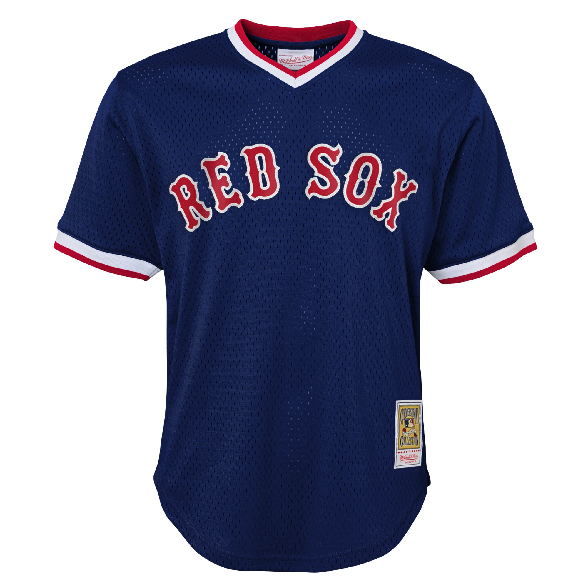 Ted Williams Boston Red Sox Mitchell & Ness Youth Cooperstown Collection\u00c2\u00a0Mesh Batting Practice Jersey - Navy
