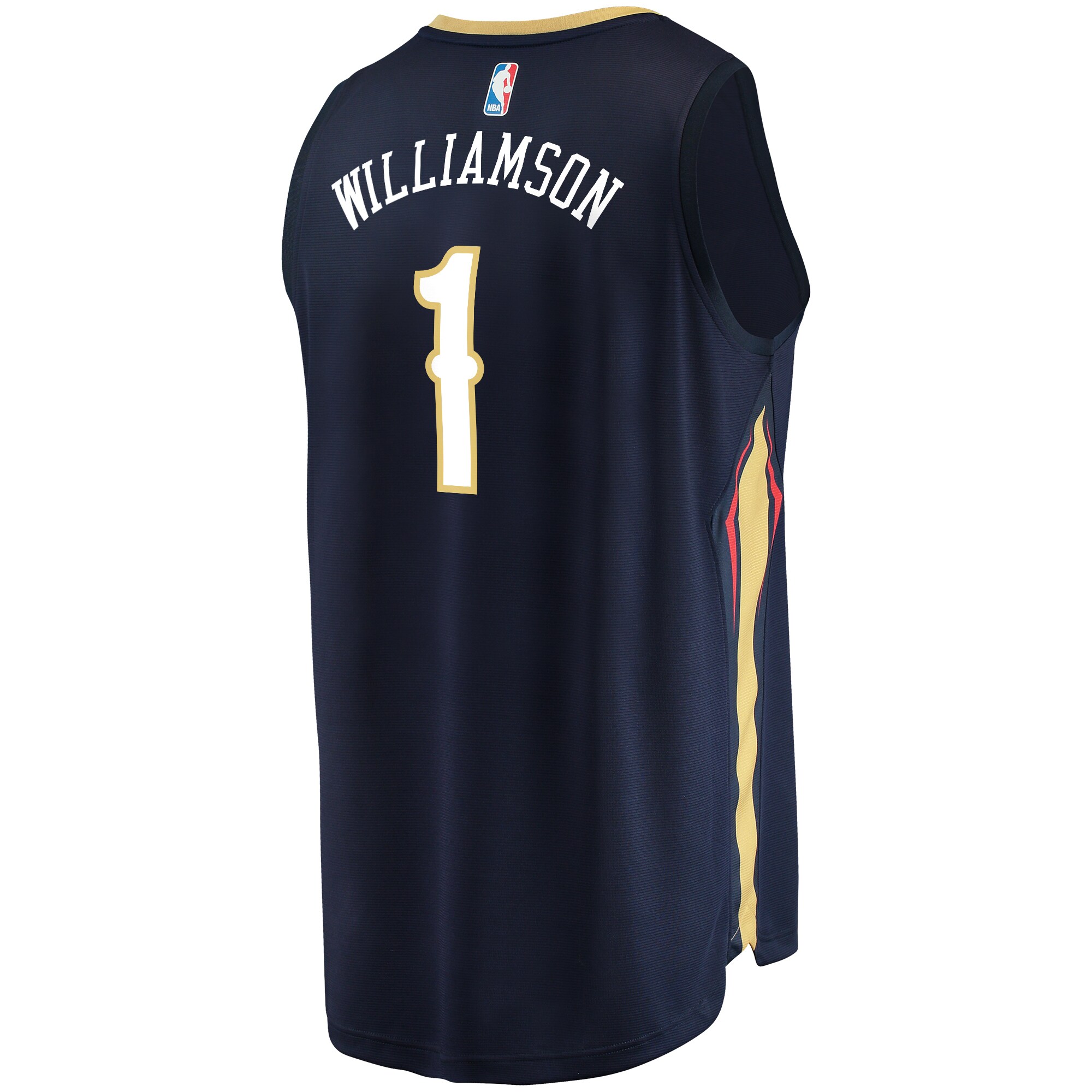 Zion Williamson New Orleans Pelicans Fanatics Replica Fast Break Jersey Navy - Icon Edition