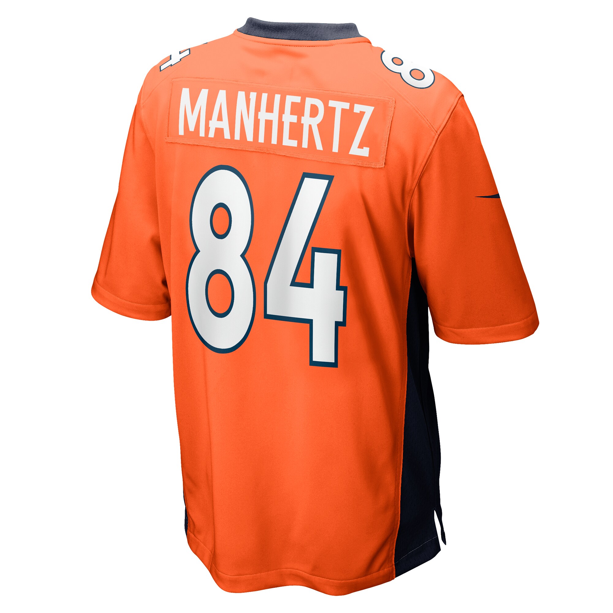 Chris Manhertz Denver Broncos  Game Player Jersey - Orange