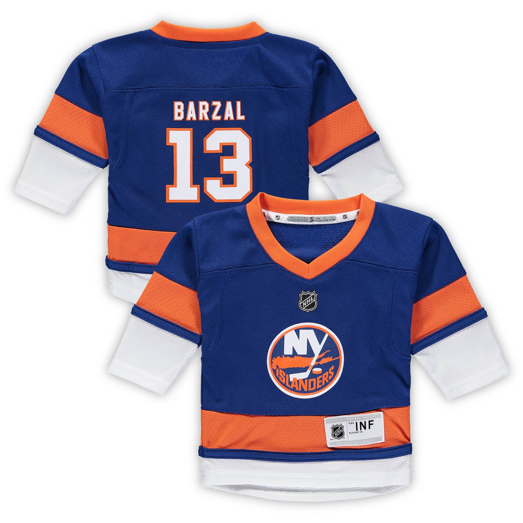 Mathew Barzal New York Islanders Infant Home Replica Player Jersey - Royal