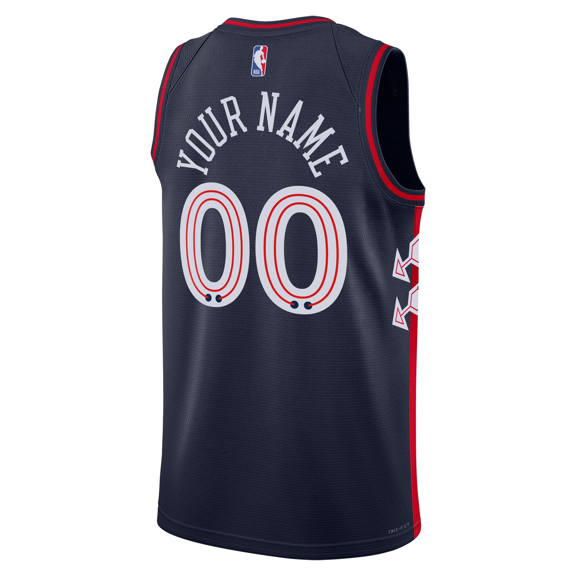 Philadelphia 76ers  Unisex 2023\/24 Custom Swingman Jersey - Navy - City Edition
