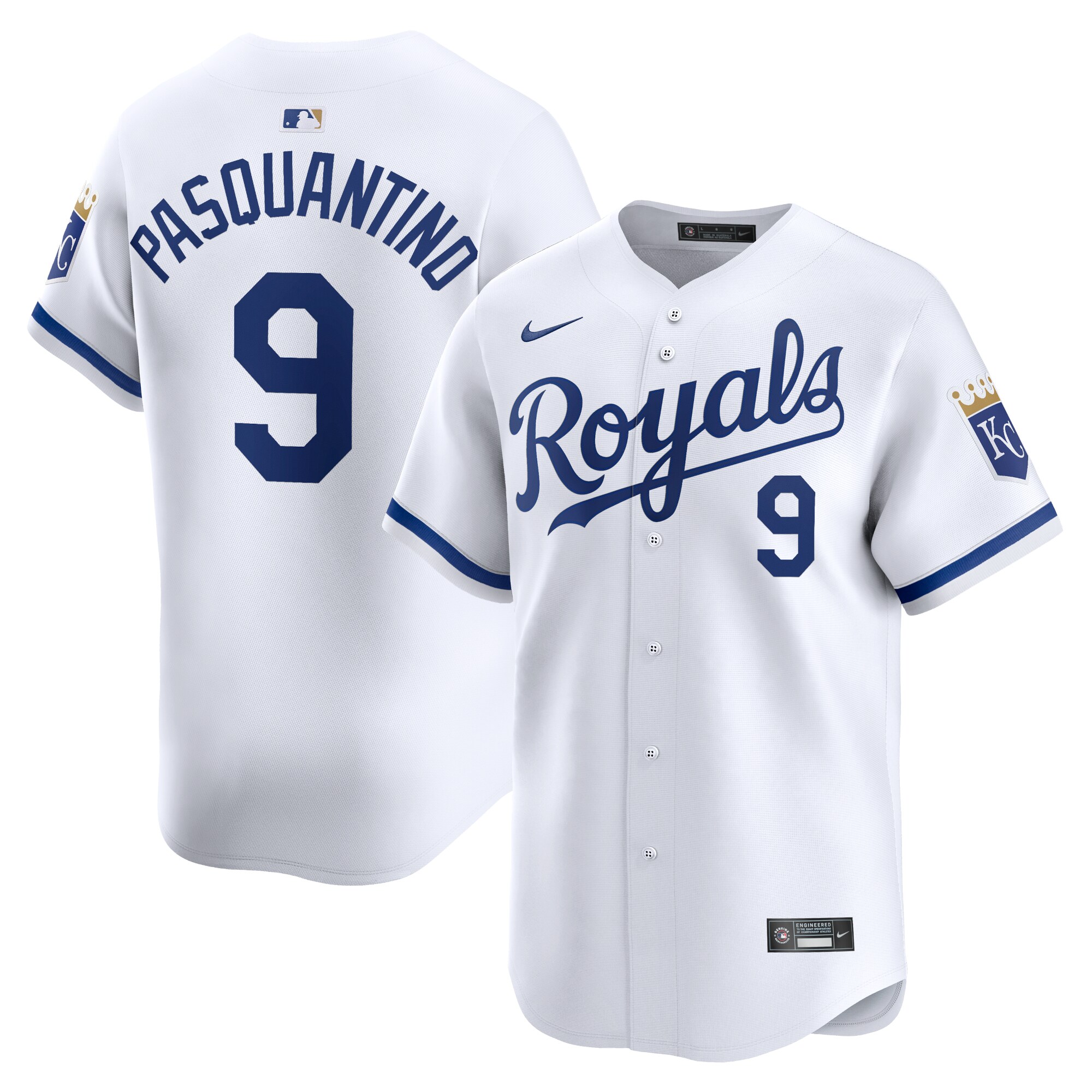 Vinnie Pasquantino Kansas City Royals  Home Limited Player Jersey - White