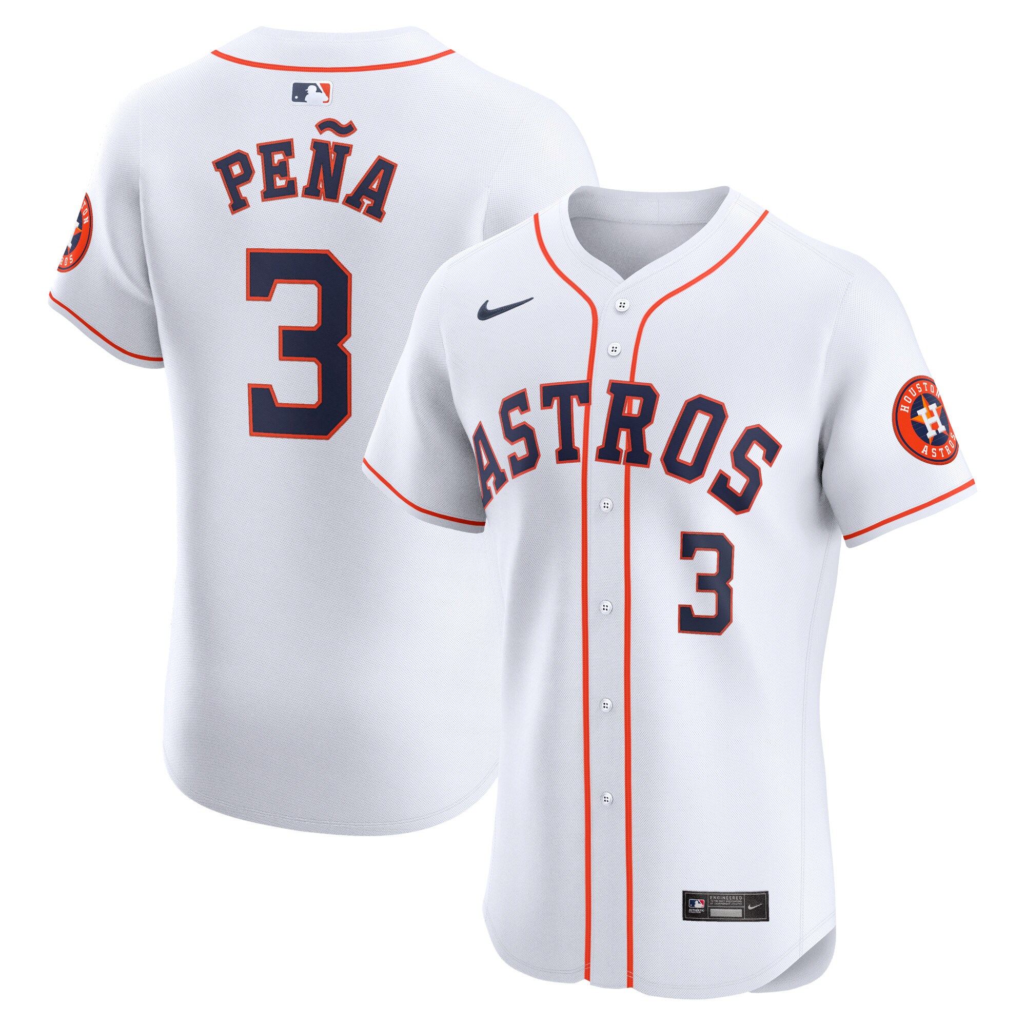 Jeremy Pe\u00c3\u00b1a Houston Astros  Home Elite Player Jersey - White