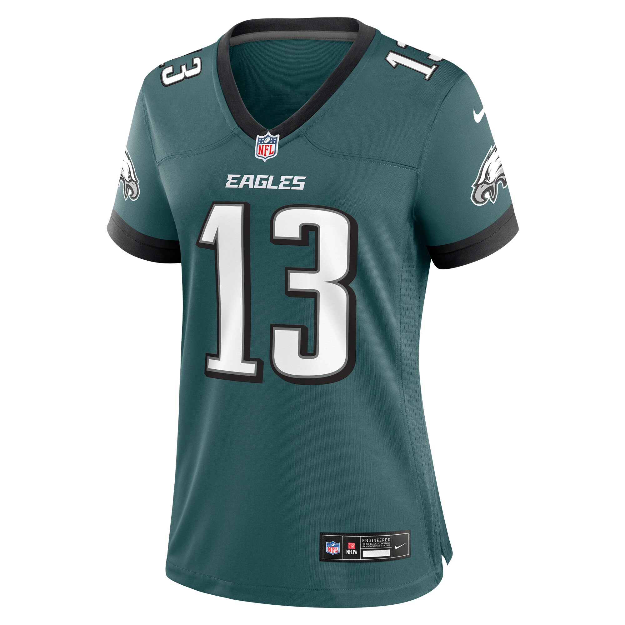 DeVante Parker Philadelphia Eagles  Women's  Game Jersey - Midnight Green