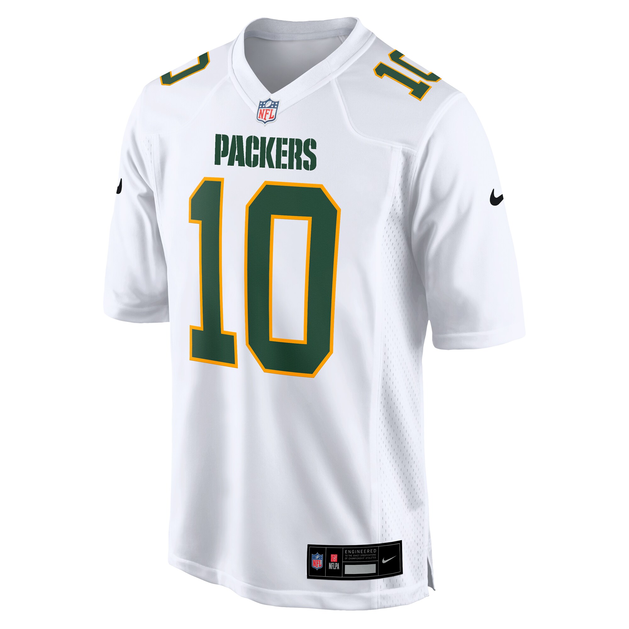 Jordan Love Green Bay Packers  Fashion Game Jersey - White