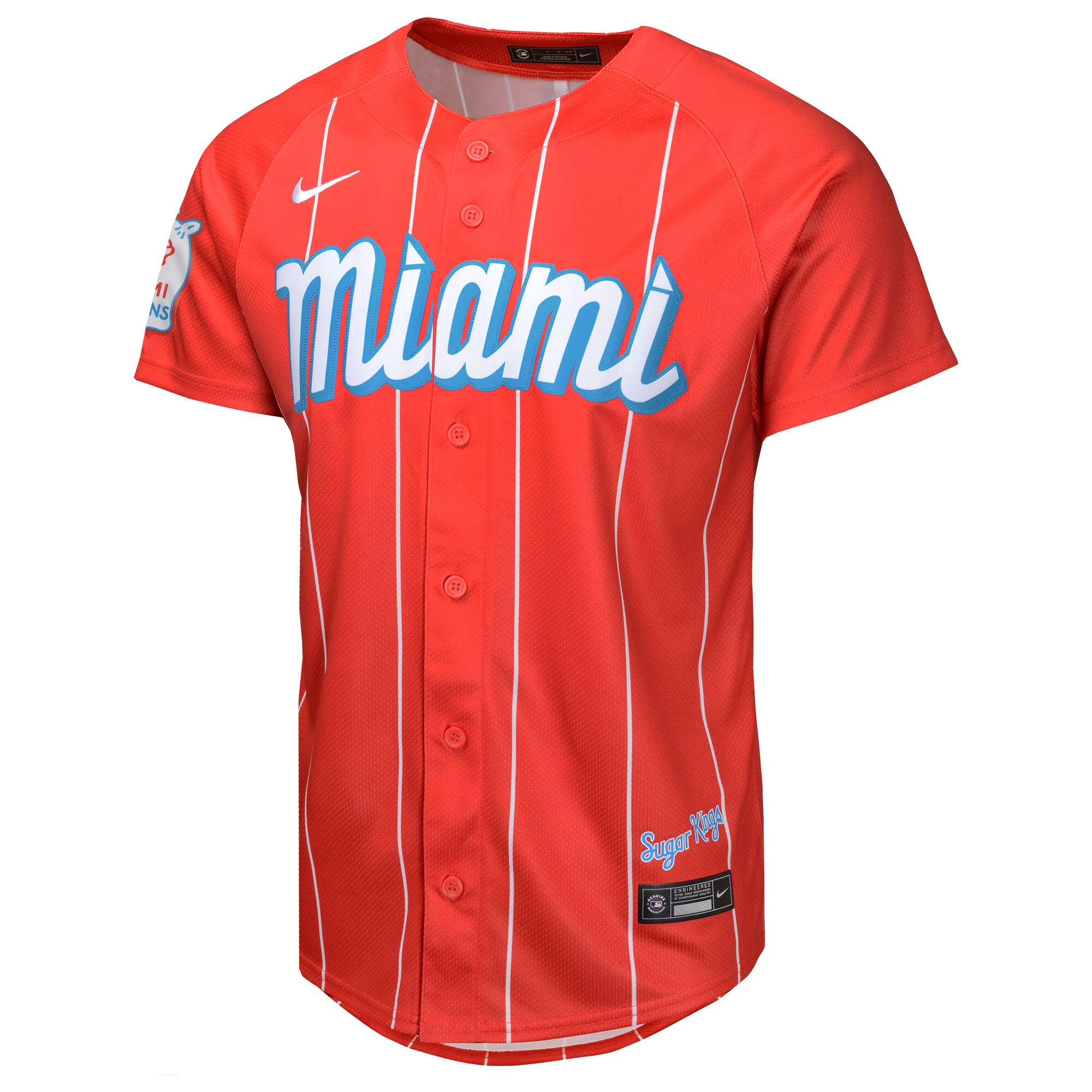 Jazz Chisholm Jr. Miami Marlins  Youth City Connect Limited Player Jersey - Red