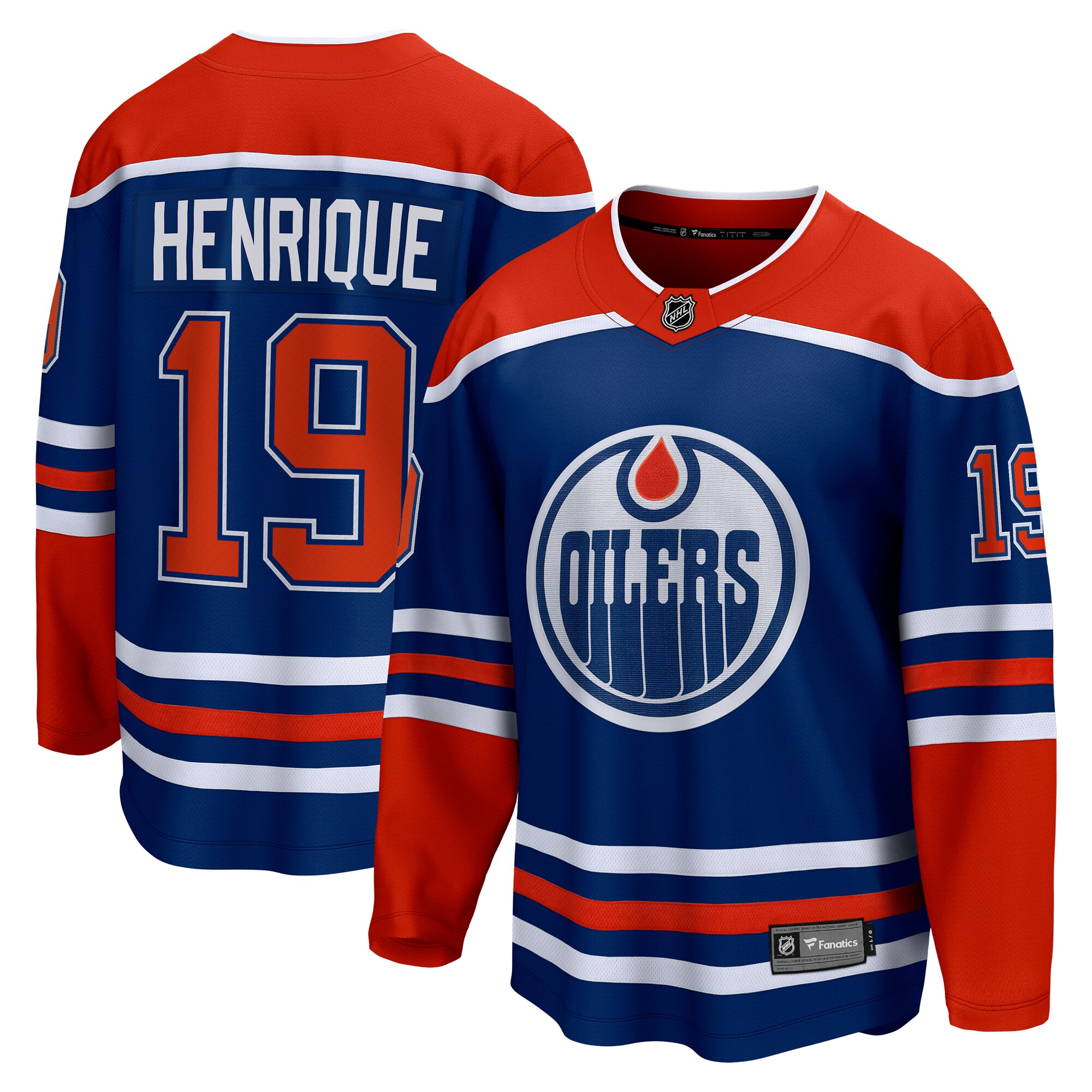 Adam Henrique Edmonton Oilers Fanatics Home Breakaway Jersey - Royal