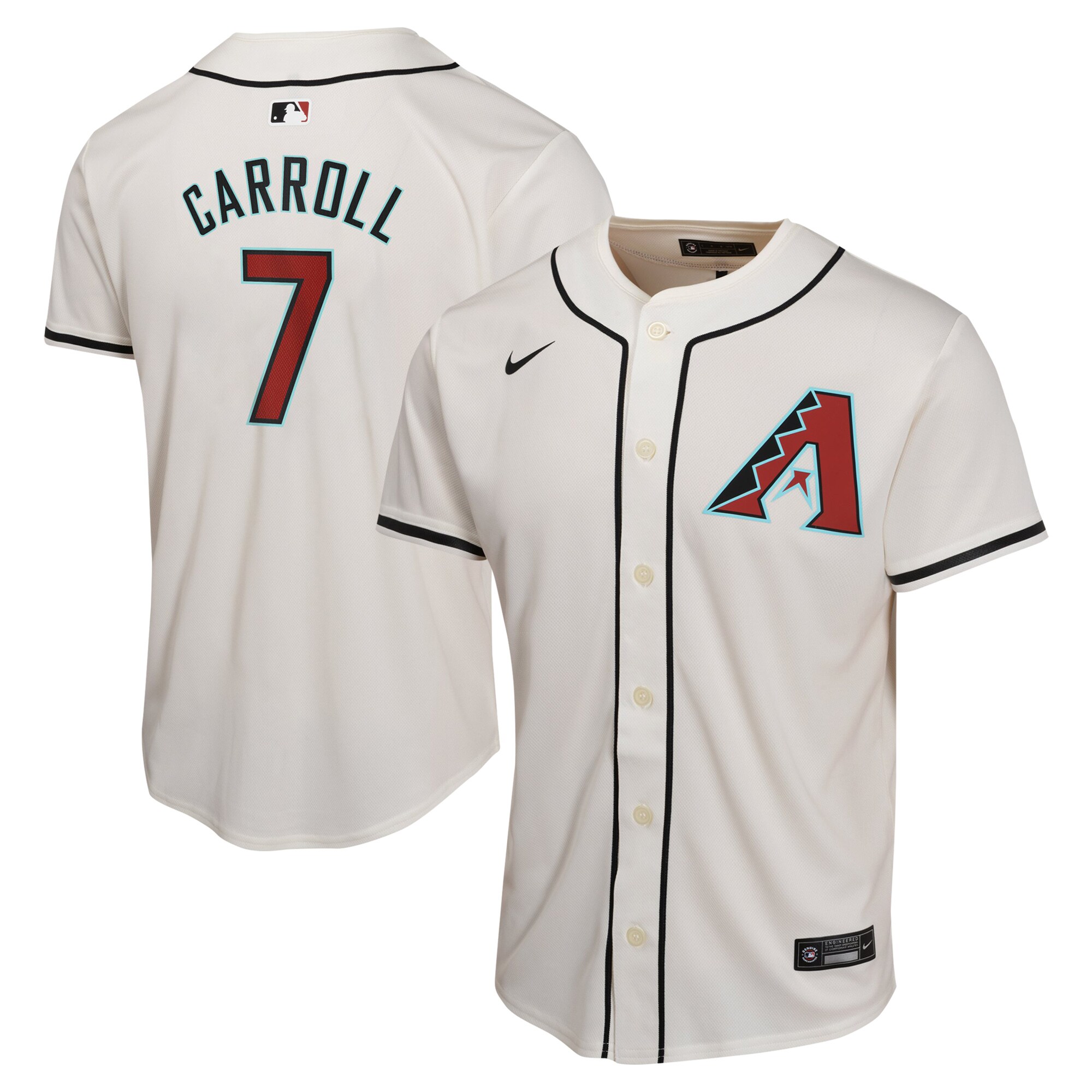 Corbin Carroll Arizona Diamondbacks  Youth Home Game Player Jersey - White