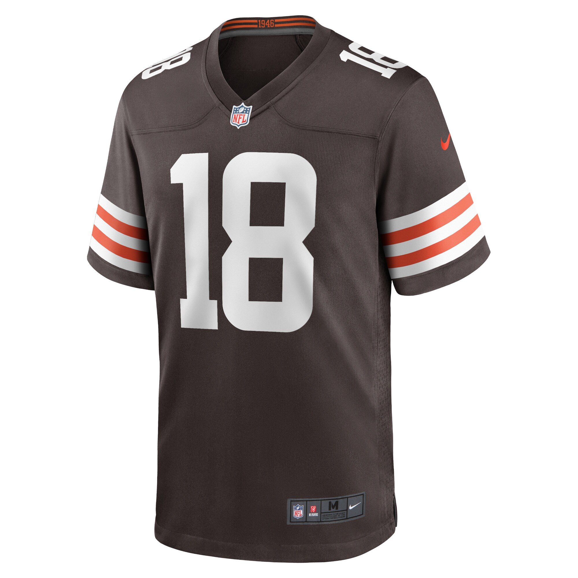 David Bell Cleveland Browns  Game Jersey - Brown