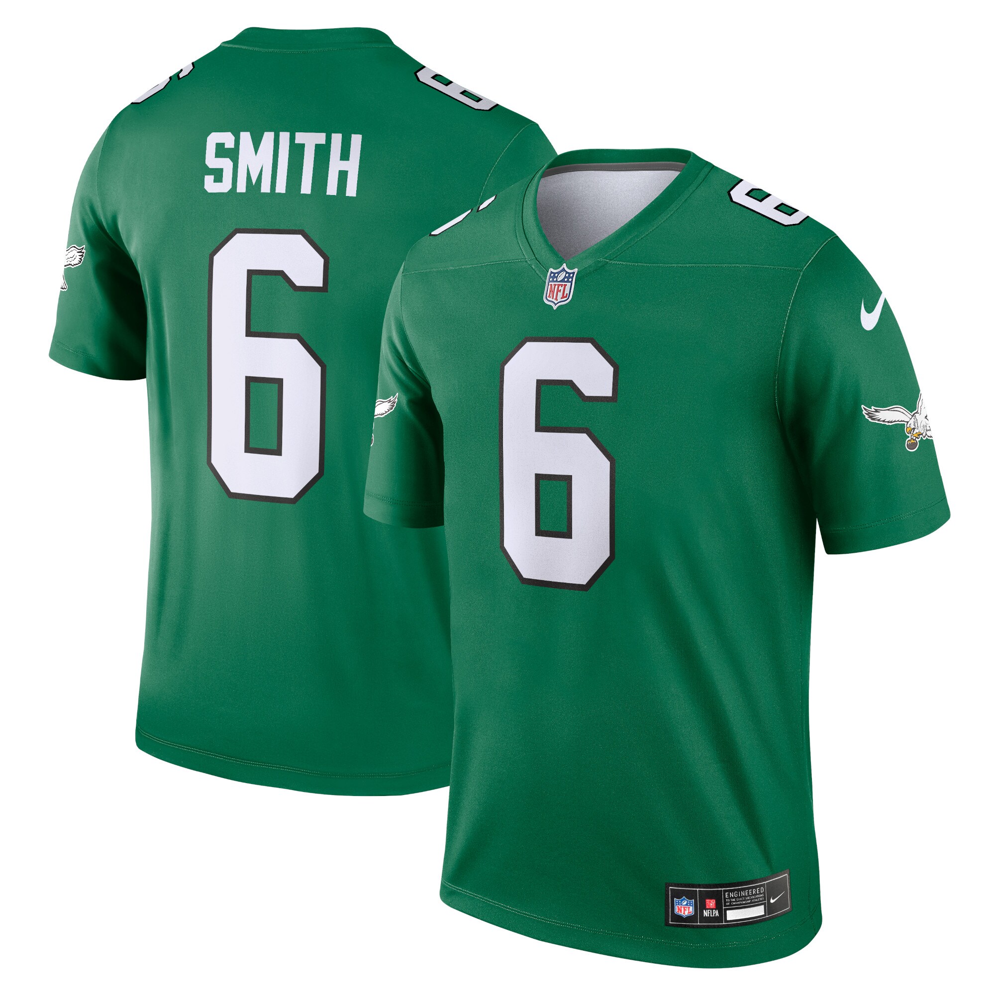 DeVonta Smith Philadelphia Eagles  Legend Jersey - Kelly Green