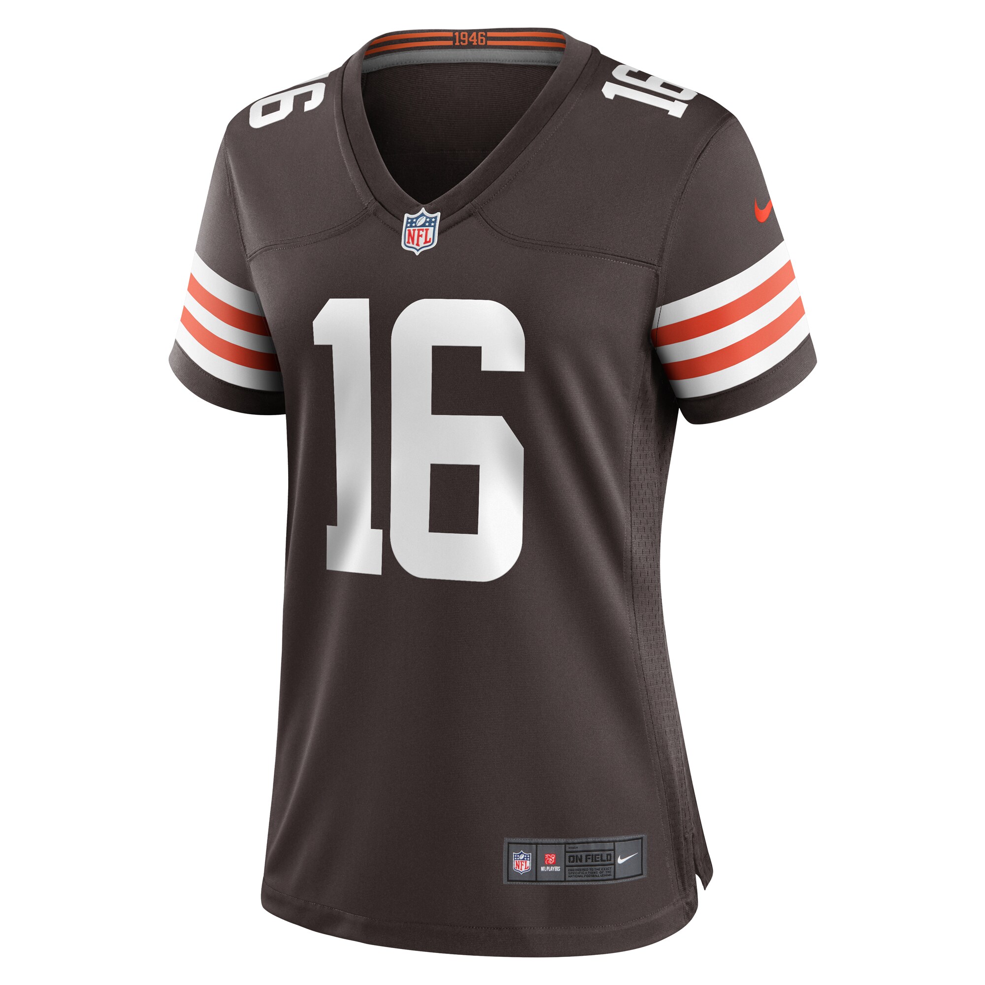 Jaelon Darden Cleveland Browns  Women's Team Game Jersey -  Brown