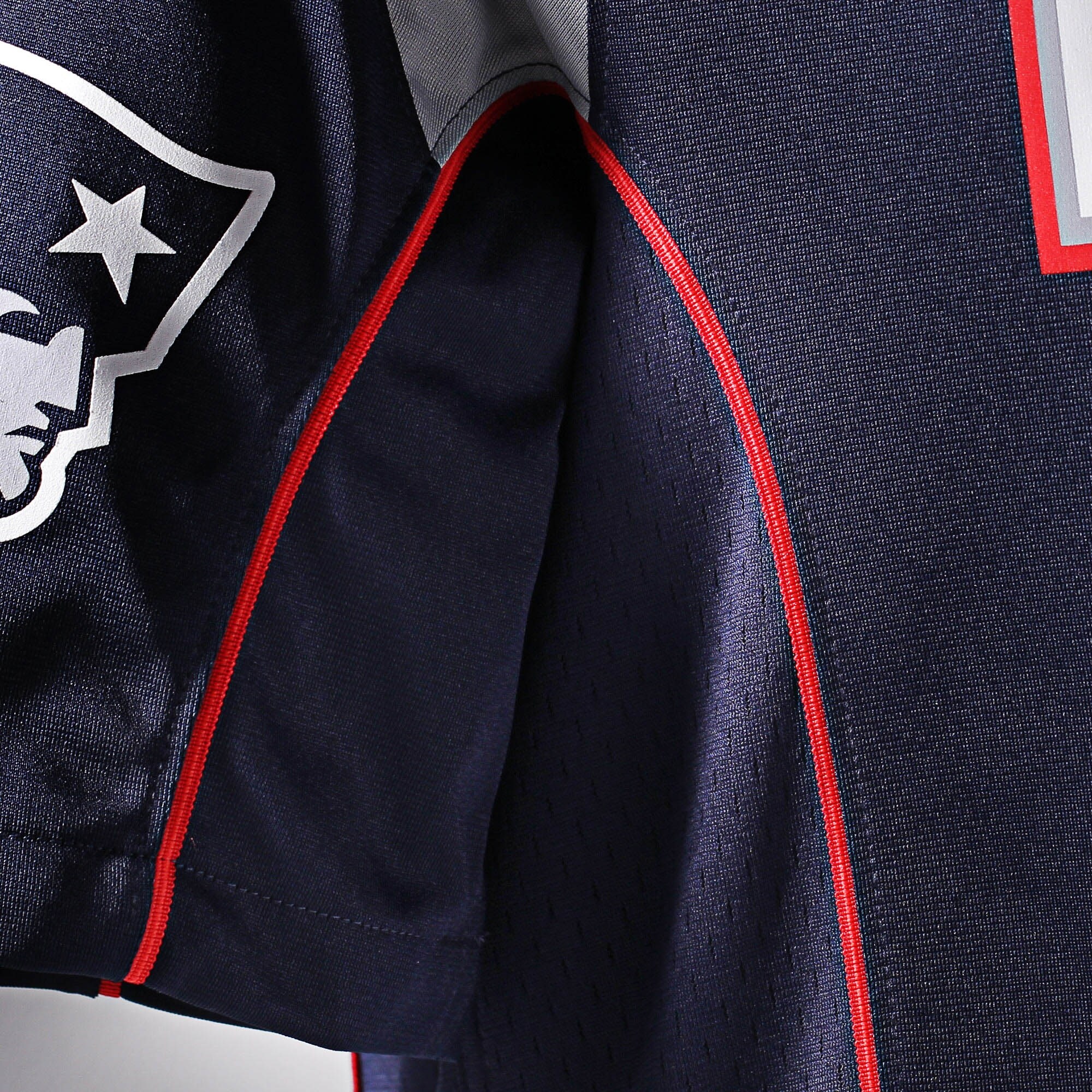 John Hannah New England Patriots  Retired Player Game Jersey - Navy Blue