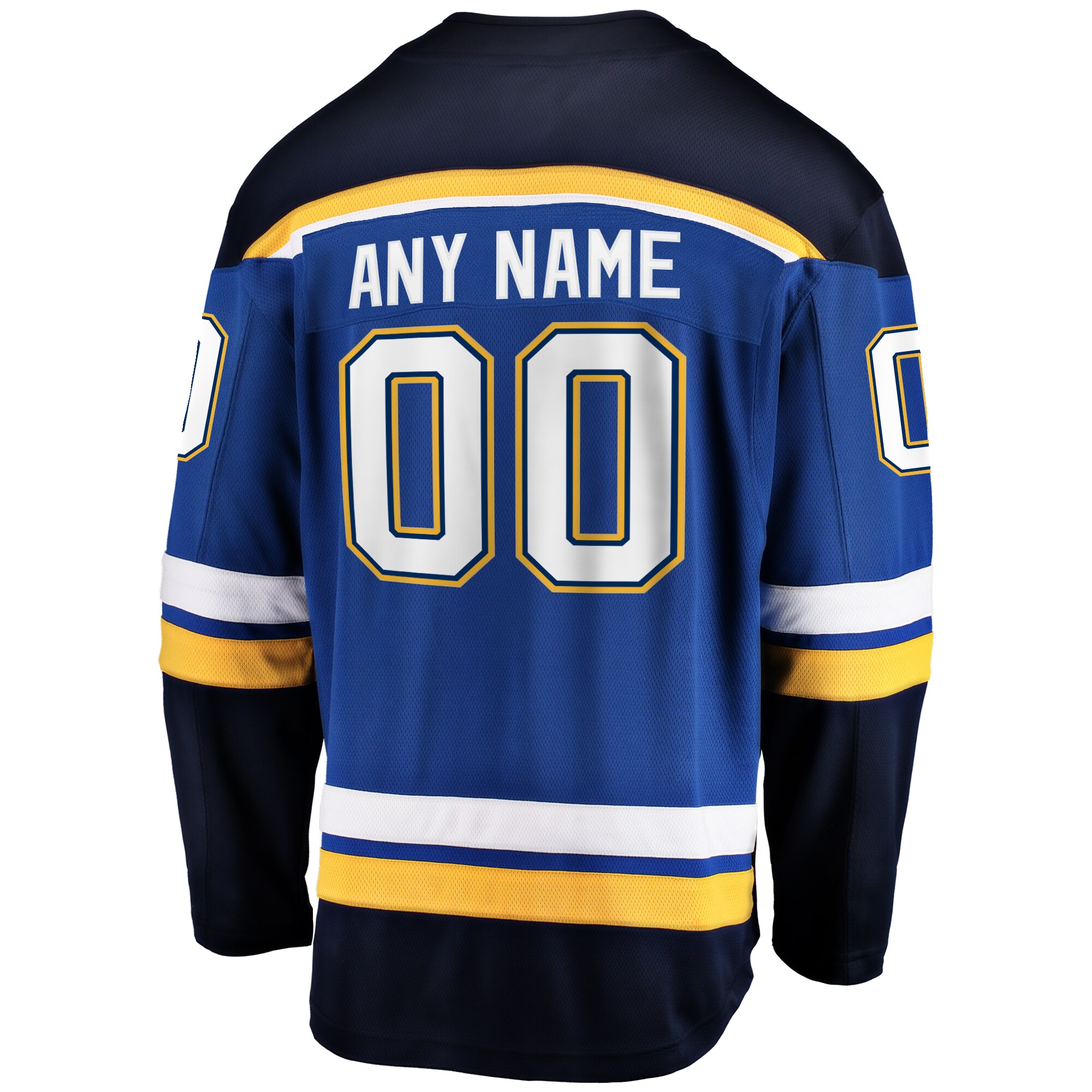 St. Louis Blues Fanatics Home Breakaway Custom Jersey - Blue
