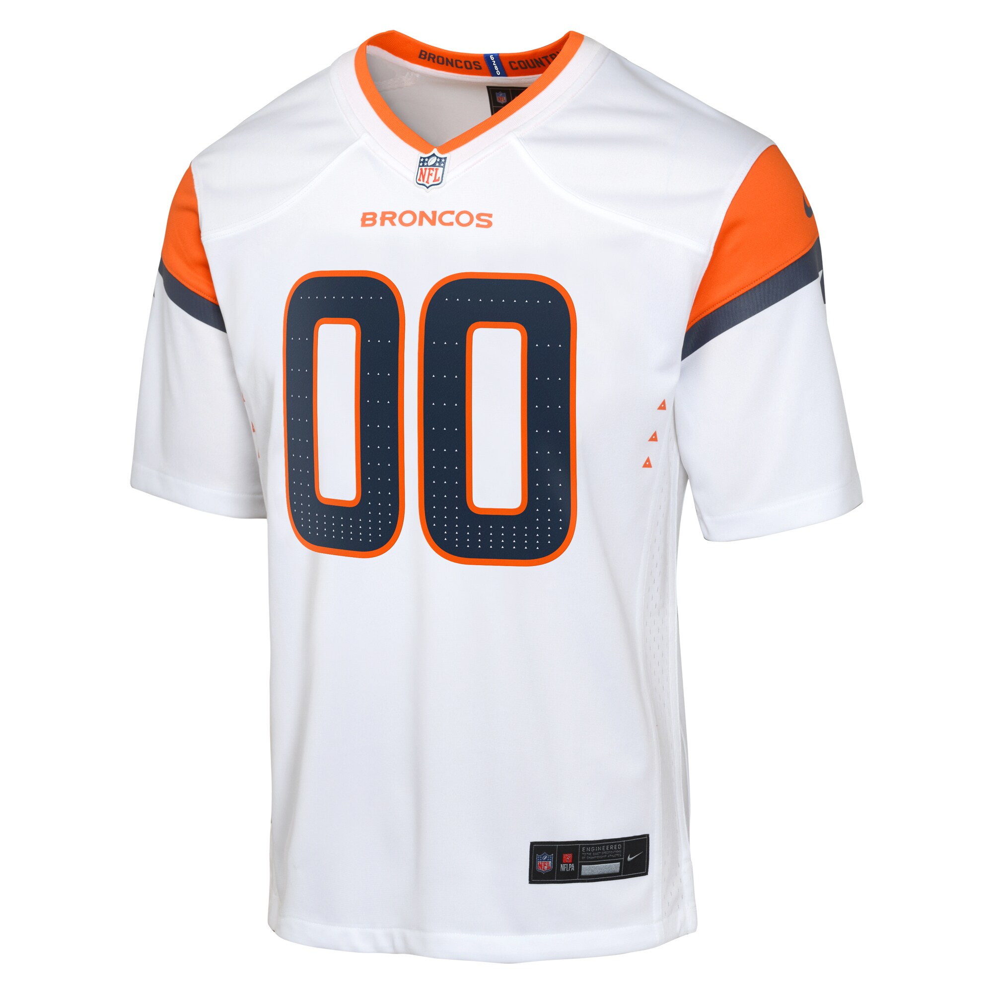 Denver Broncos  Youth Custom Game Jersey - White