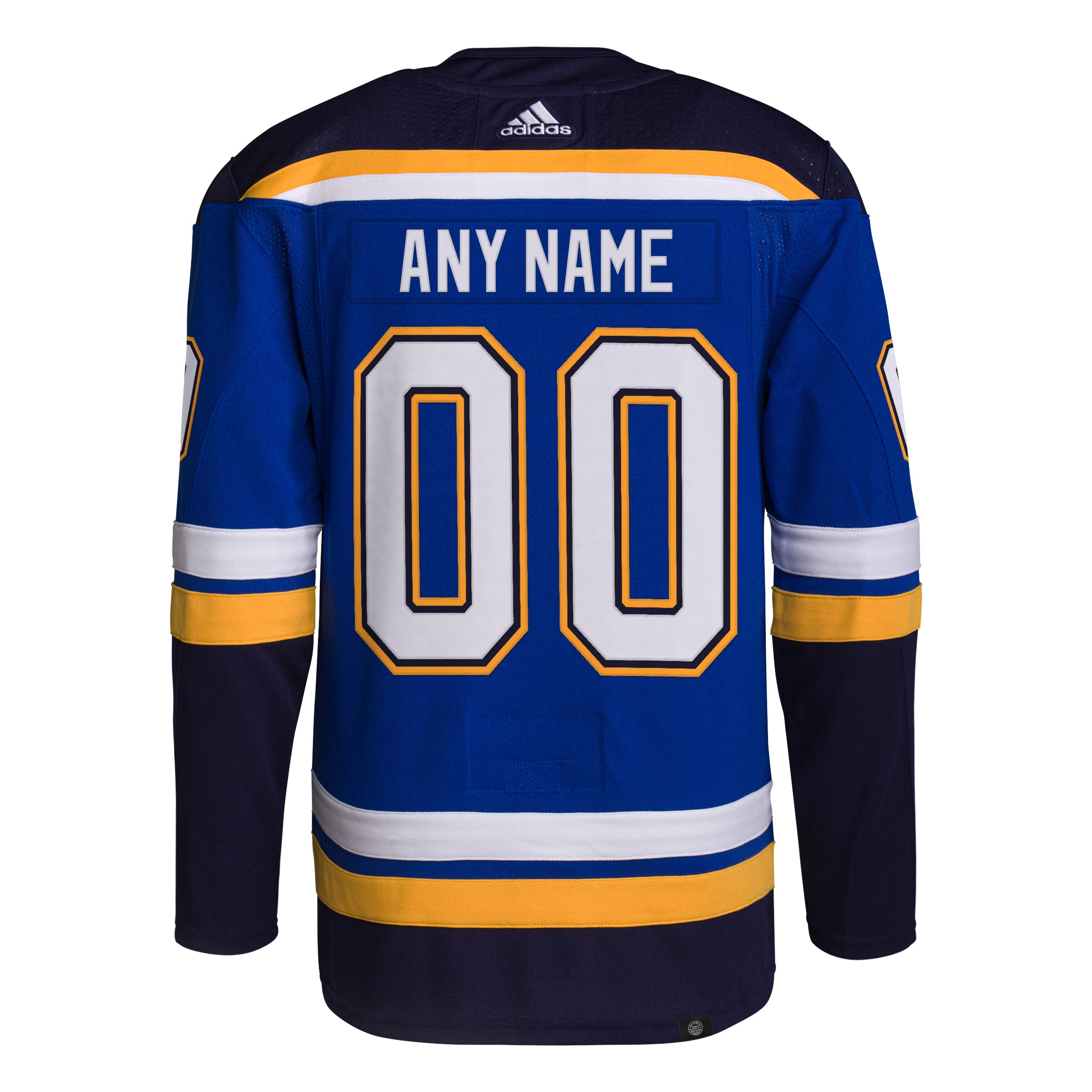St. Louis Blues adidas  Home  Primegreen Authentic Custom Jersey - Royal