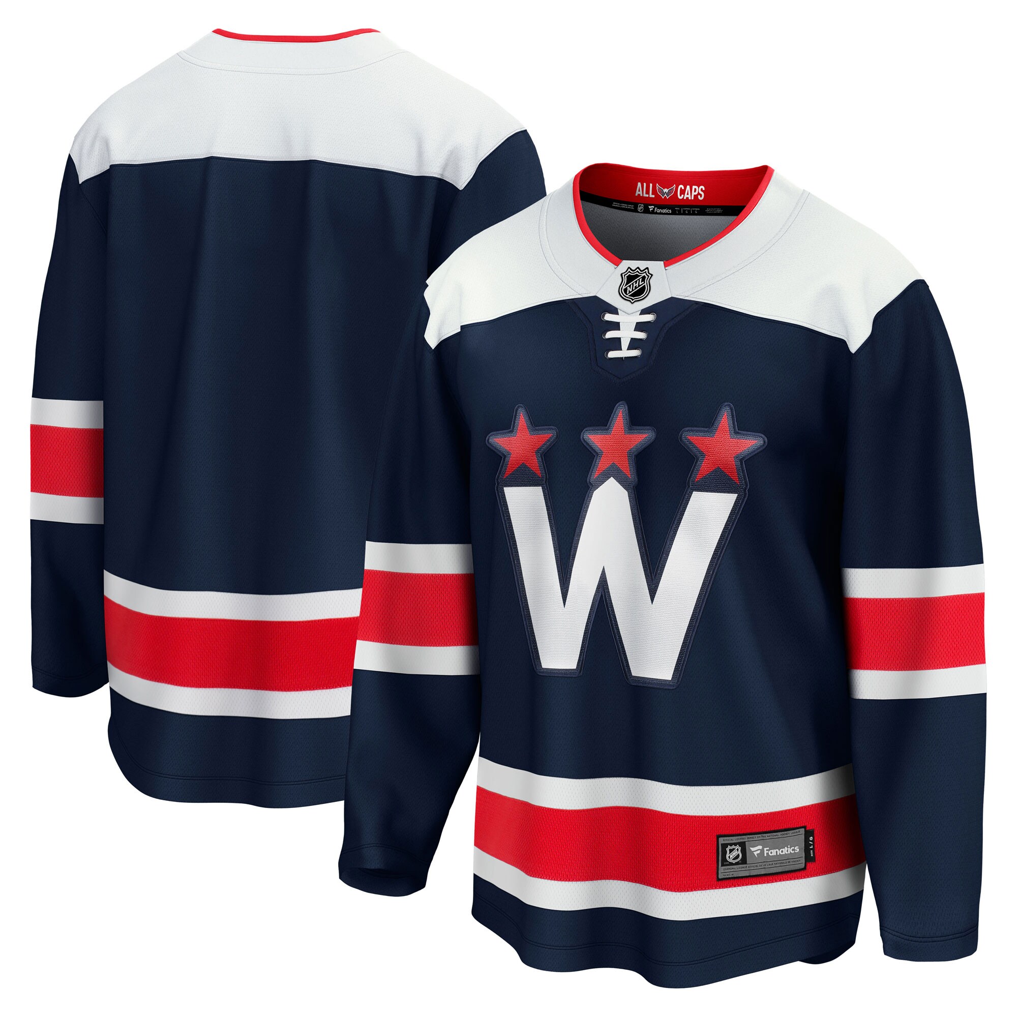 Washington Capitals Fanatics Alternate Premier Breakaway Jersey - Navy