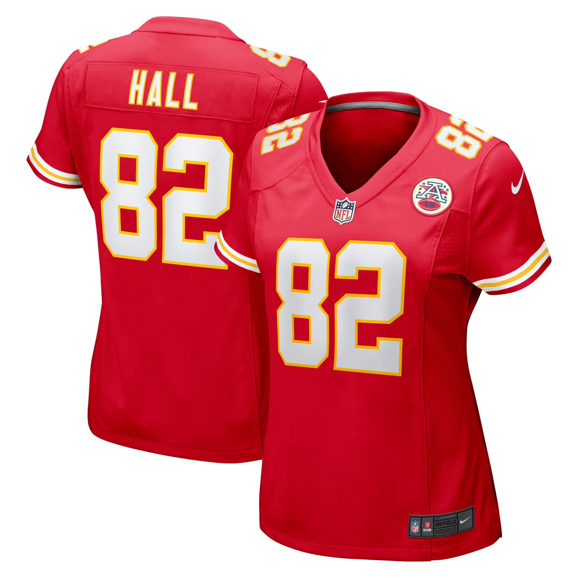 Dante Hall Kansas City Chiefs  Women's  Retired Player Game Jersey -  Red