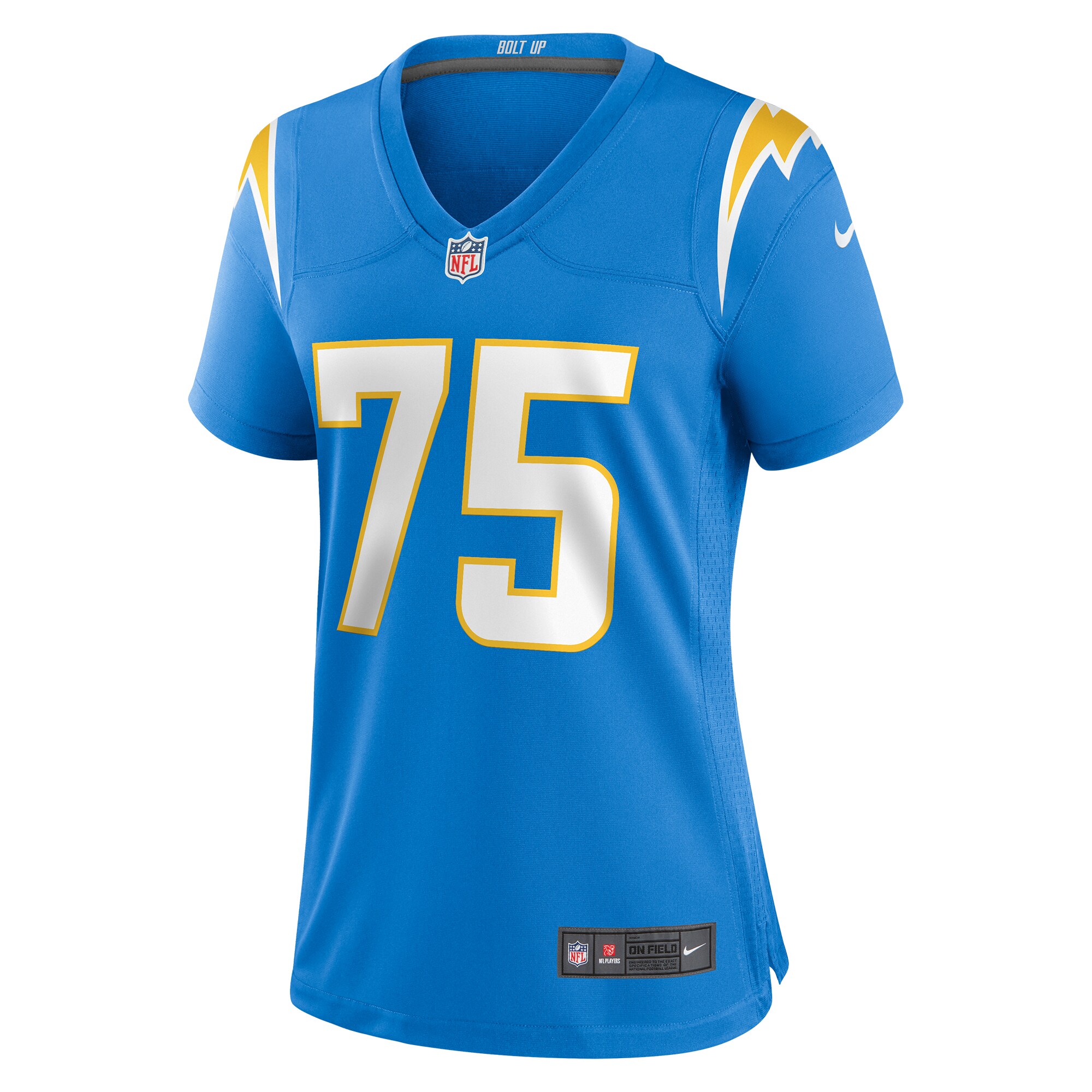 Bradley Bozeman Los Angeles Chargers  Women's  Game Jersey -  Powder Blue