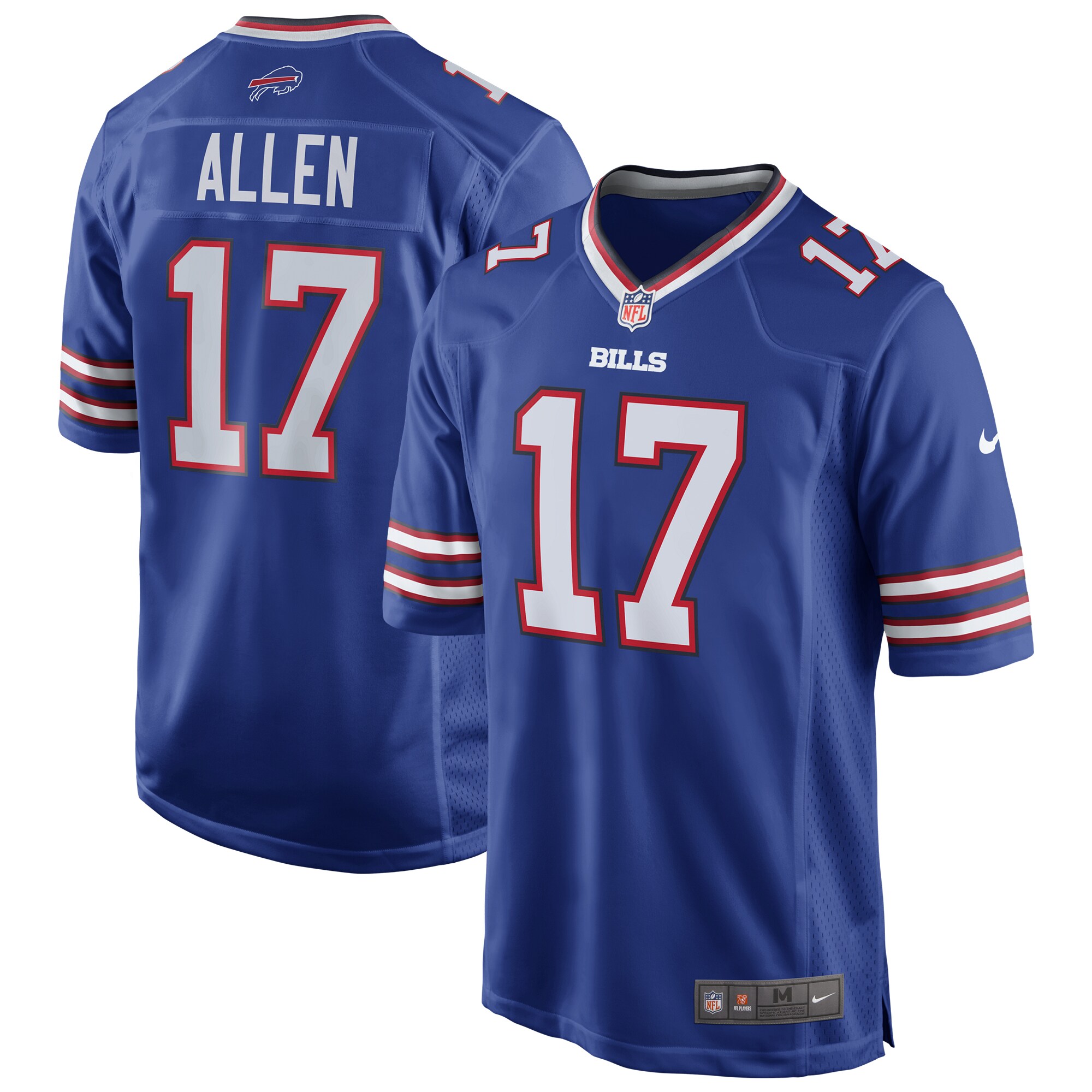 Josh Allen Buffalo Bills  Team Game Player Jersey - Royal