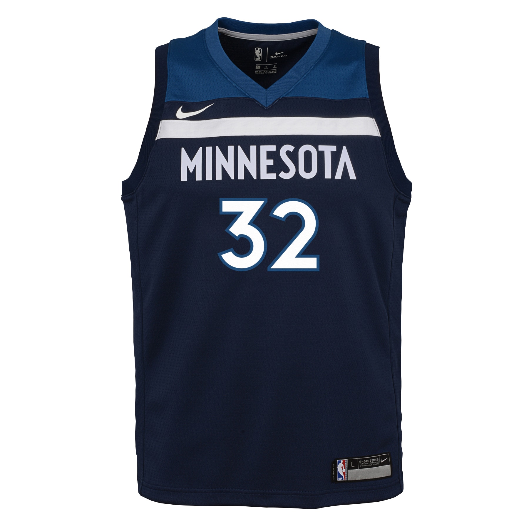 Karl-Anthony Towns Minnesota Timberwolves  Youth Swingman Jersey Navy - Icon Edition