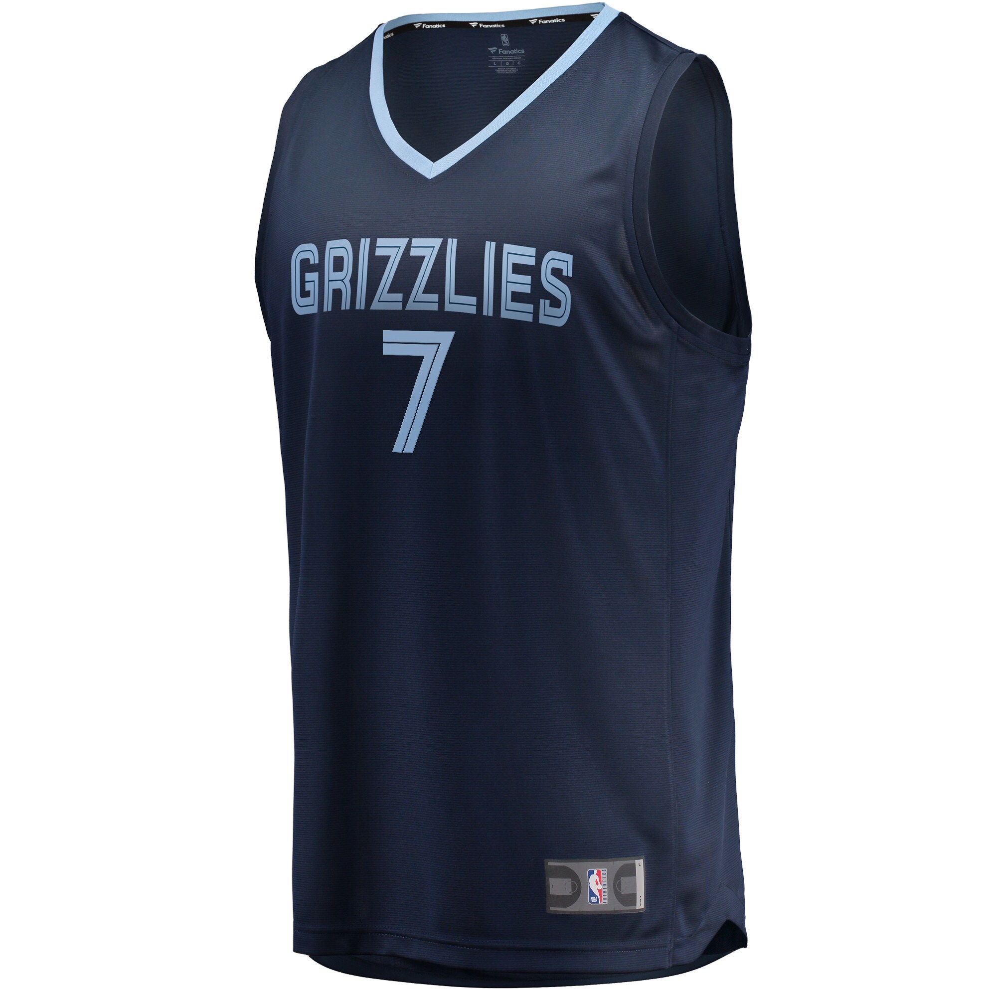 Santi Aldama Memphis Grizzlies Fanatics Fast Break Replica Jersey - Icon Edition - Navy