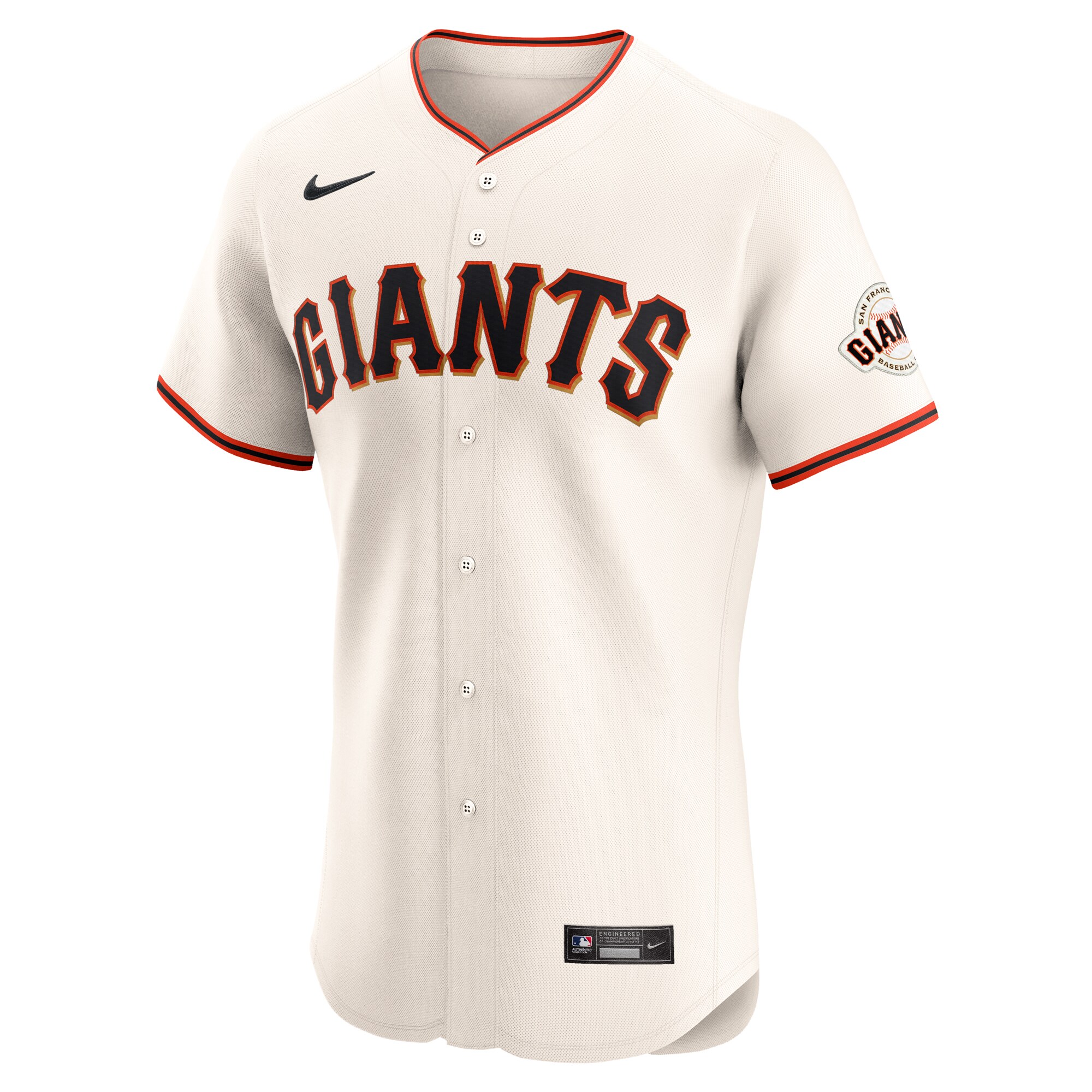 San Francisco Giants  Home Elite Pick-A-Player Retired Roster Jersey - Cream