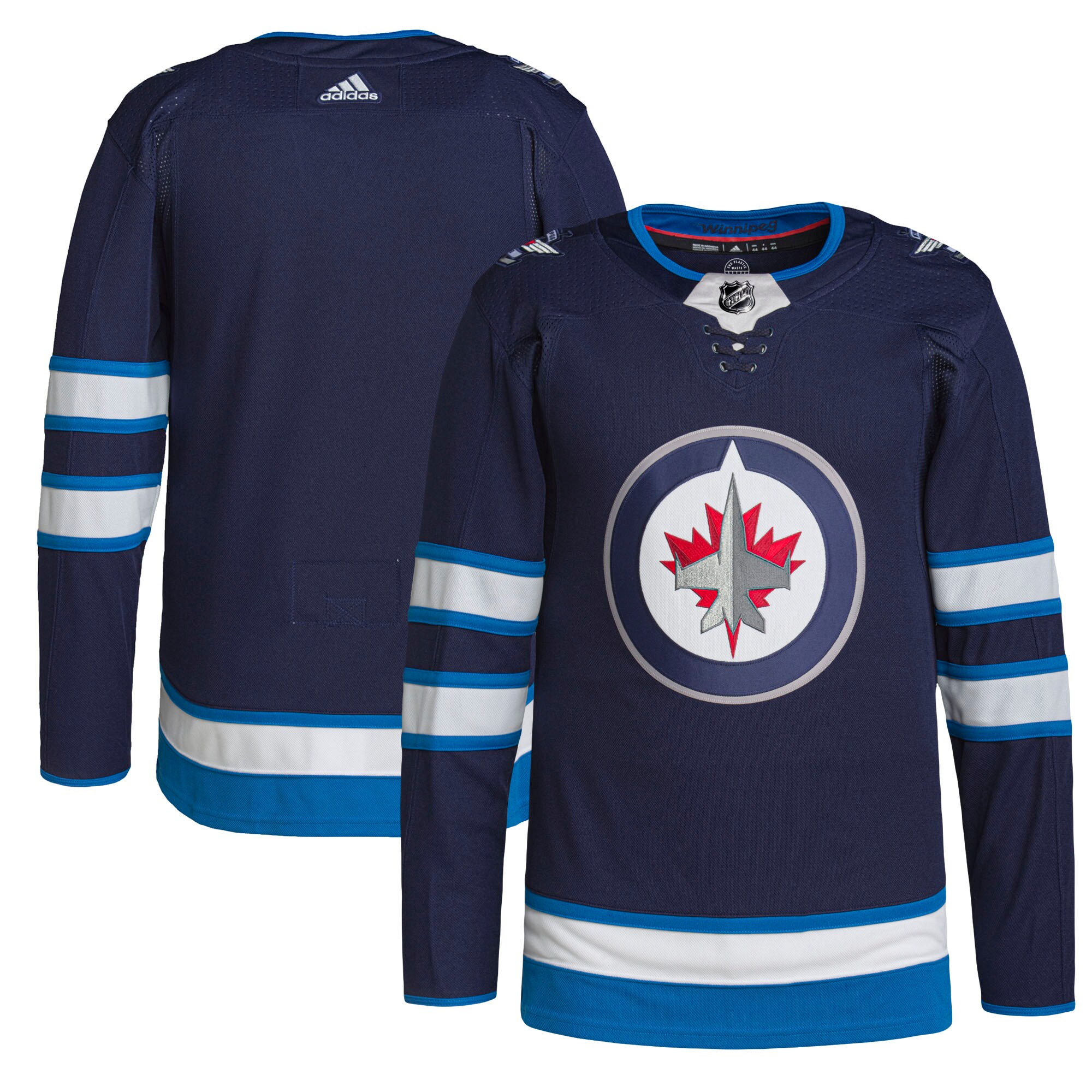 Winnipeg Jets adidas Home Authentic Jersey - Navy