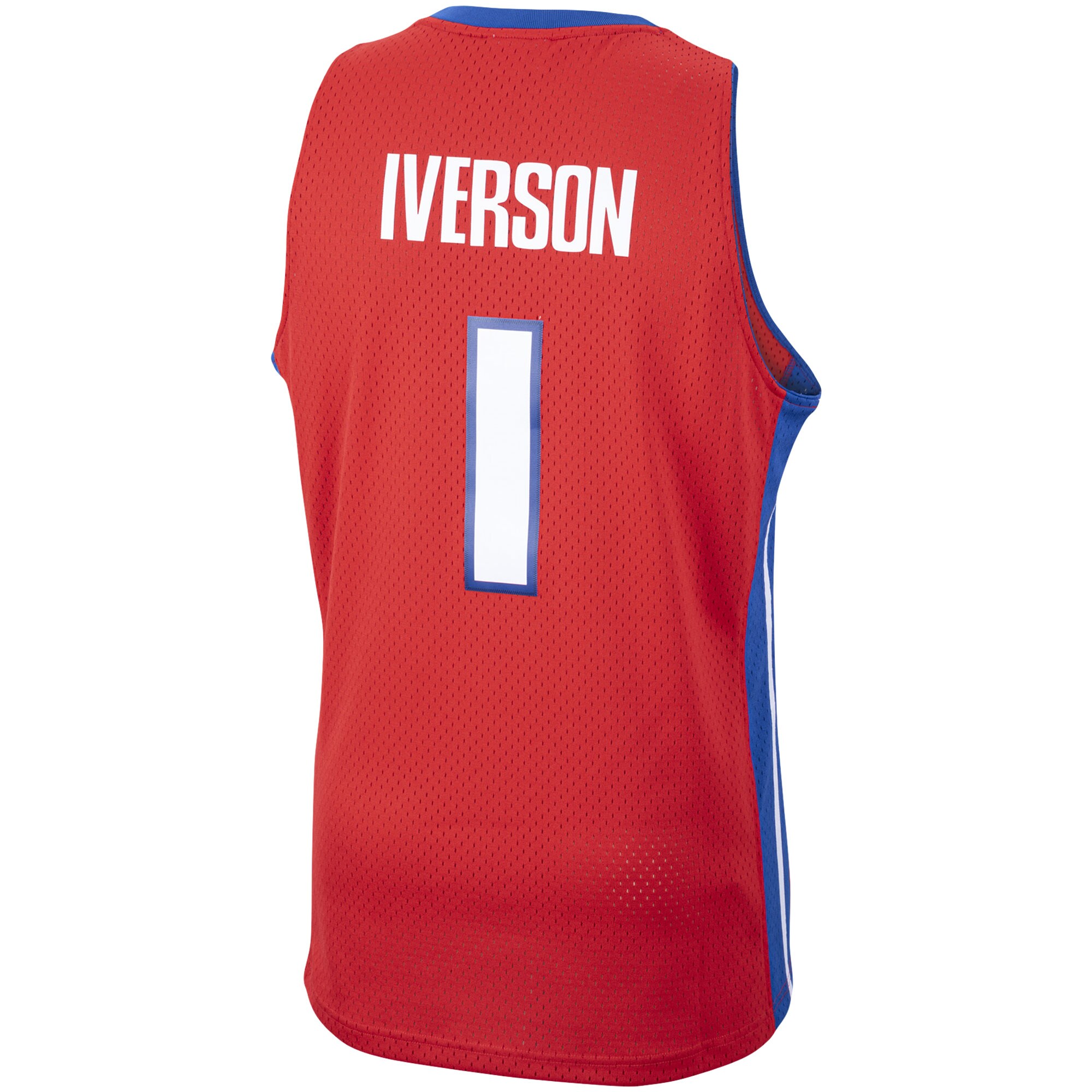 Allen Iverson Detroit Pistons Mitchell & Ness  2008\/09 Hardwood Classics Swingman Jersey - Red