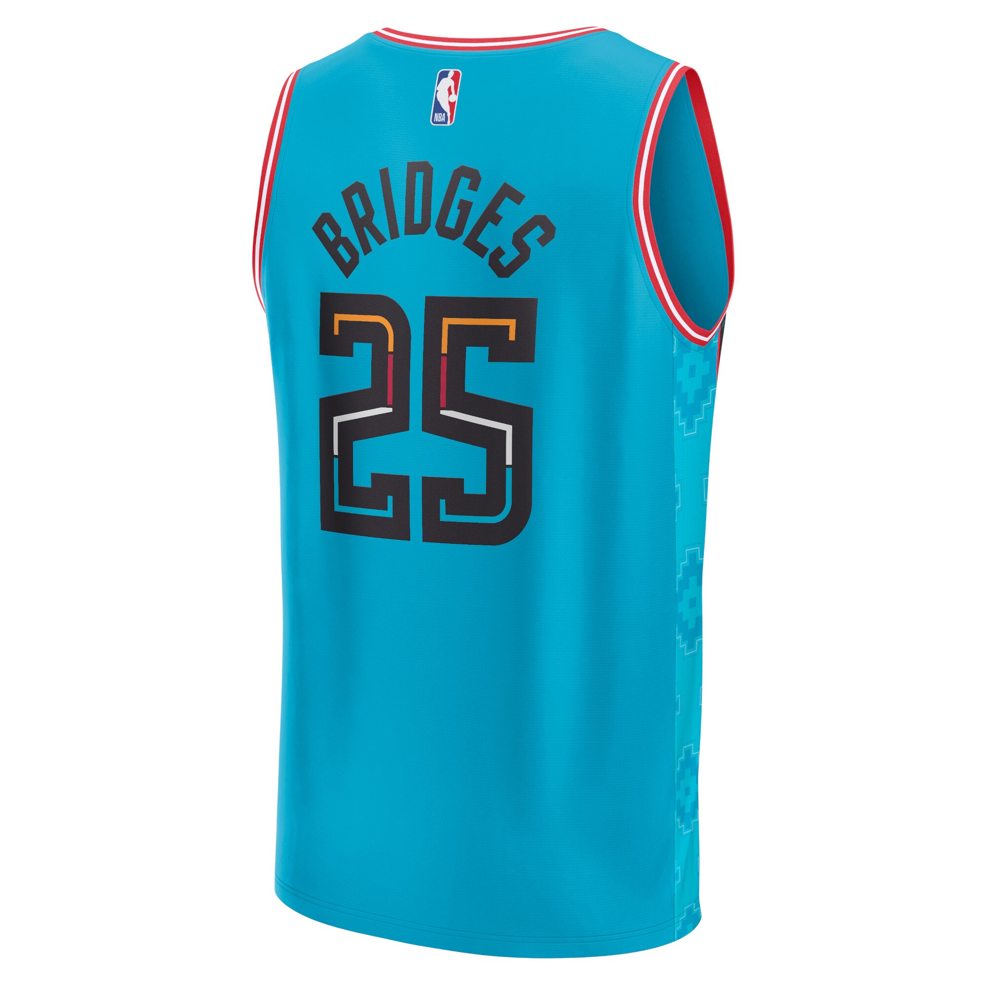 Mikal Bridges Phoenix Suns Fanatics Fastbreak Jersey - City Edition - Teal