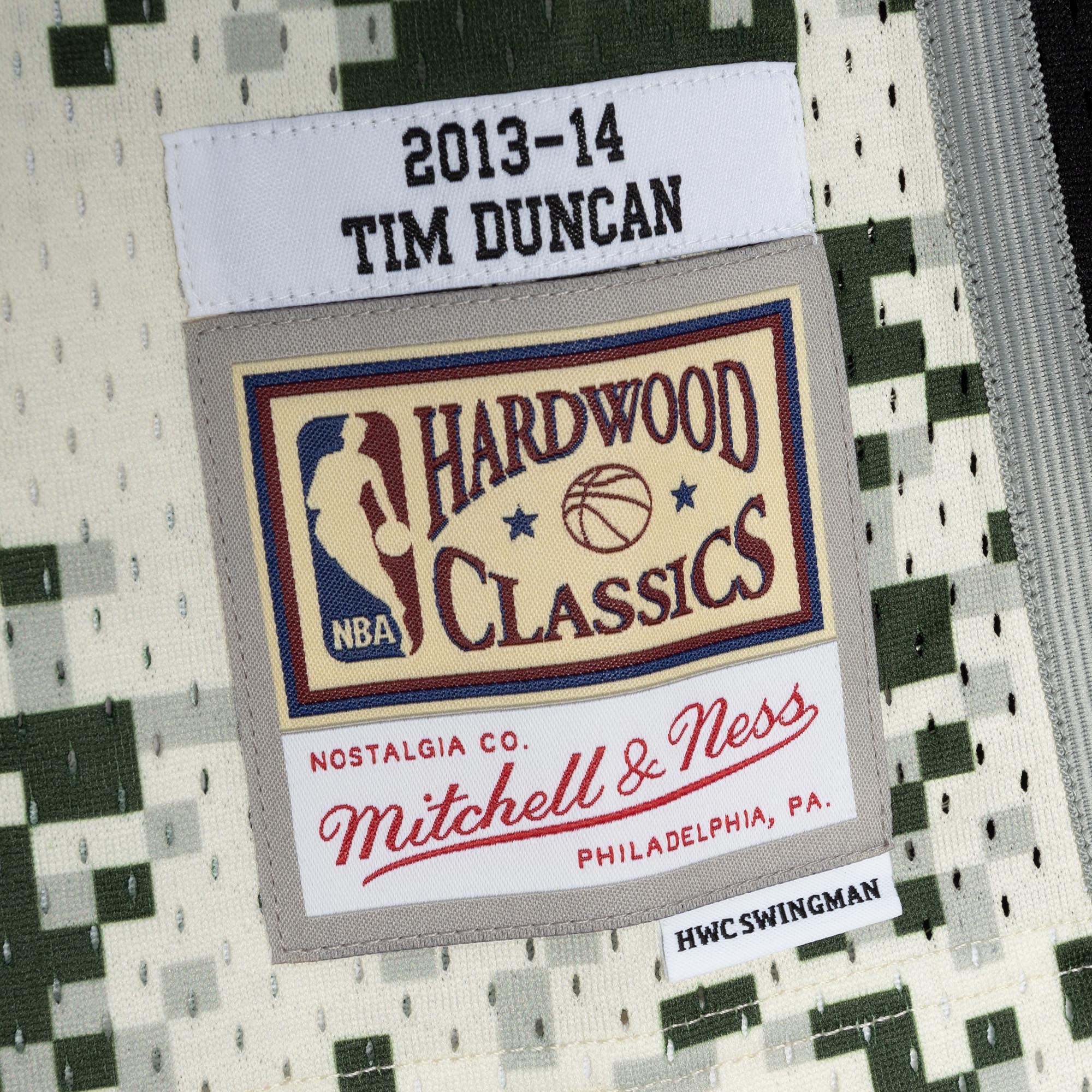 Tim Duncan San Antonio Spurs Mitchell & Ness 2013\/14 Swingman Jersey - Camo