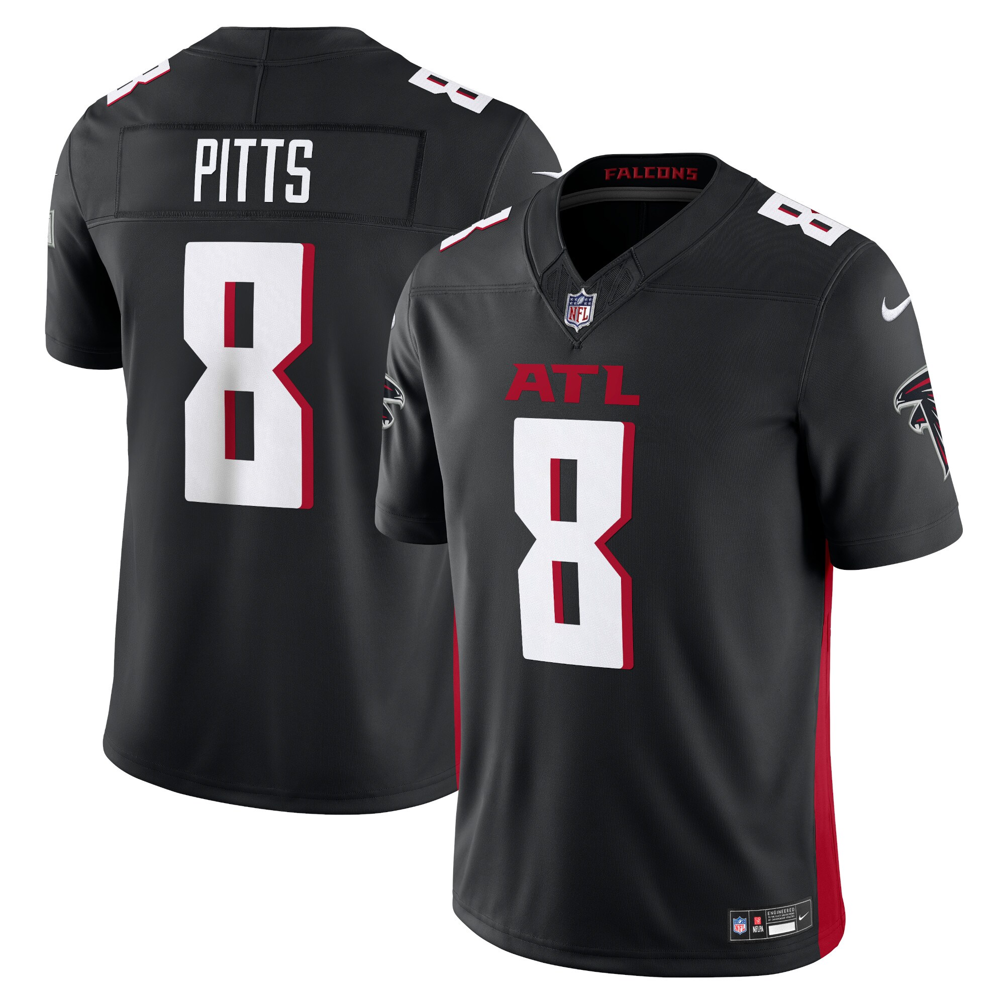 Kyle Pitts Atlanta Falcons  Vapor F.U.S.E. Limited Jersey - Black