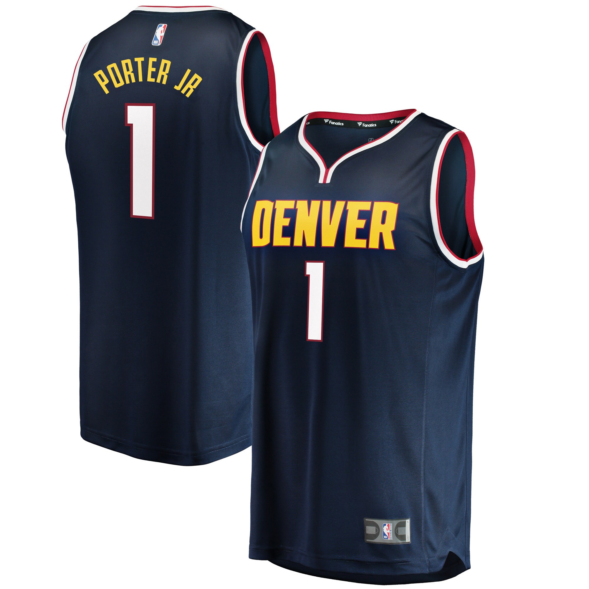 Michael Porter Jr. Denver Nuggets Fanatics Fast Break Replica Jersey - Icon Edition - Blue