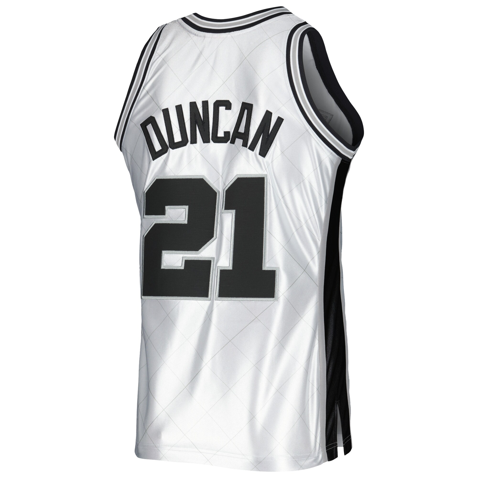Tim Duncan San Antonio Spurs Mitchell & Ness 1998\/99 Hardwood Classics 75th Anniversary Swingman Jersey - Platinum