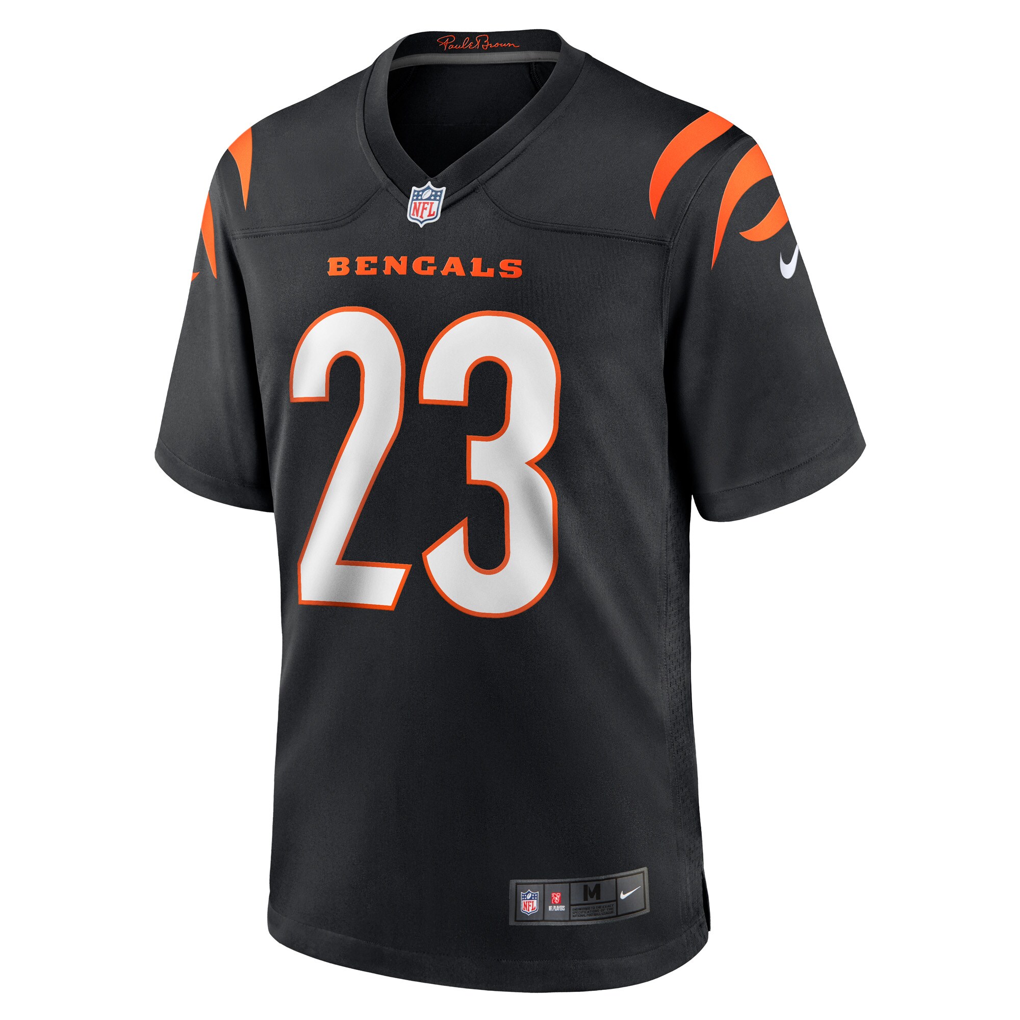 Daxton Hill Cincinnati Bengals  Player Game Jersey - Black