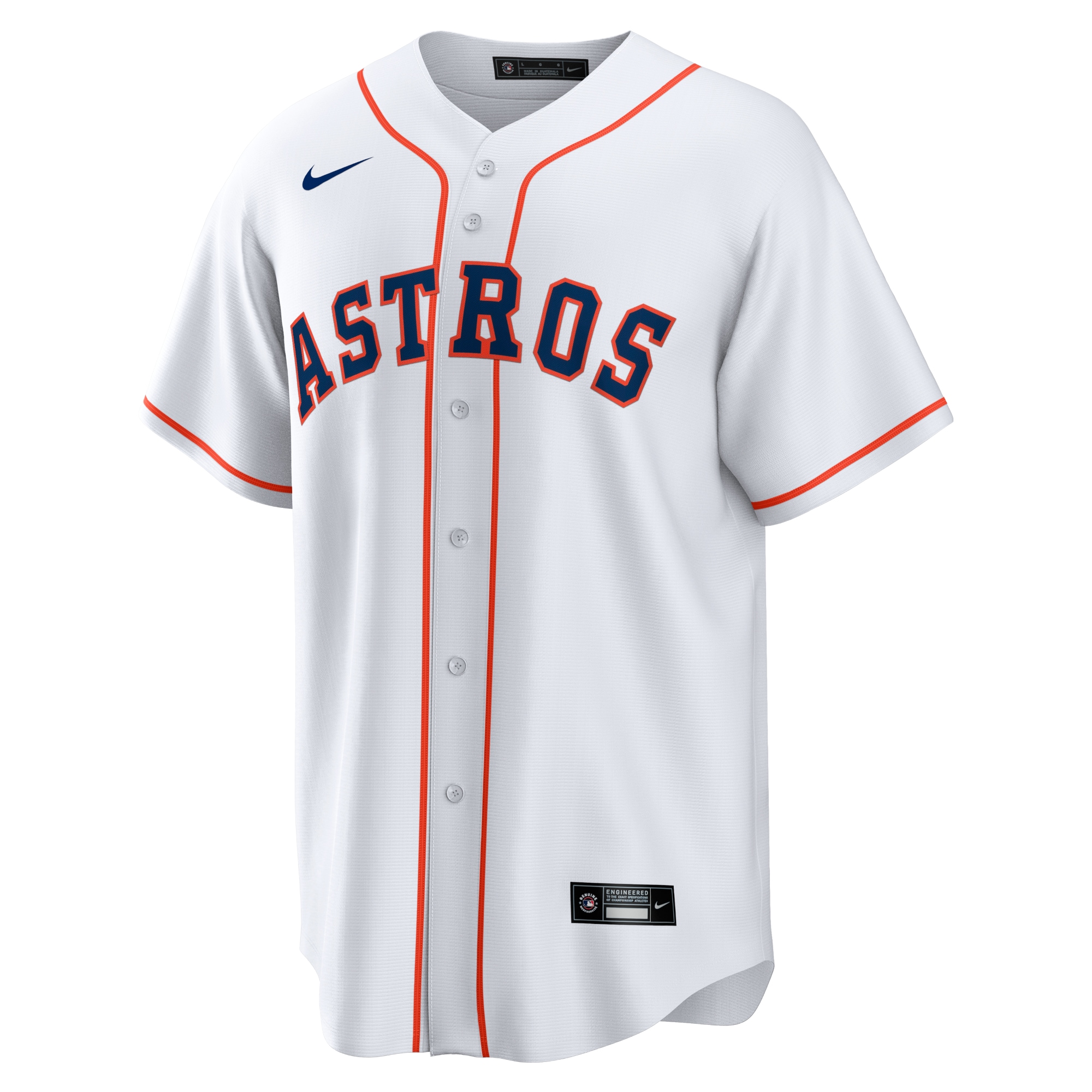 Alex Bregman Houston Astros  Home Replica Player Name Jersey - White