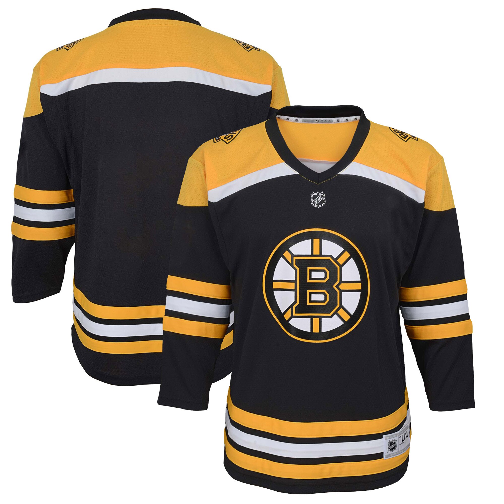 Boston Bruins Toddler Home Replica Jersey - Black