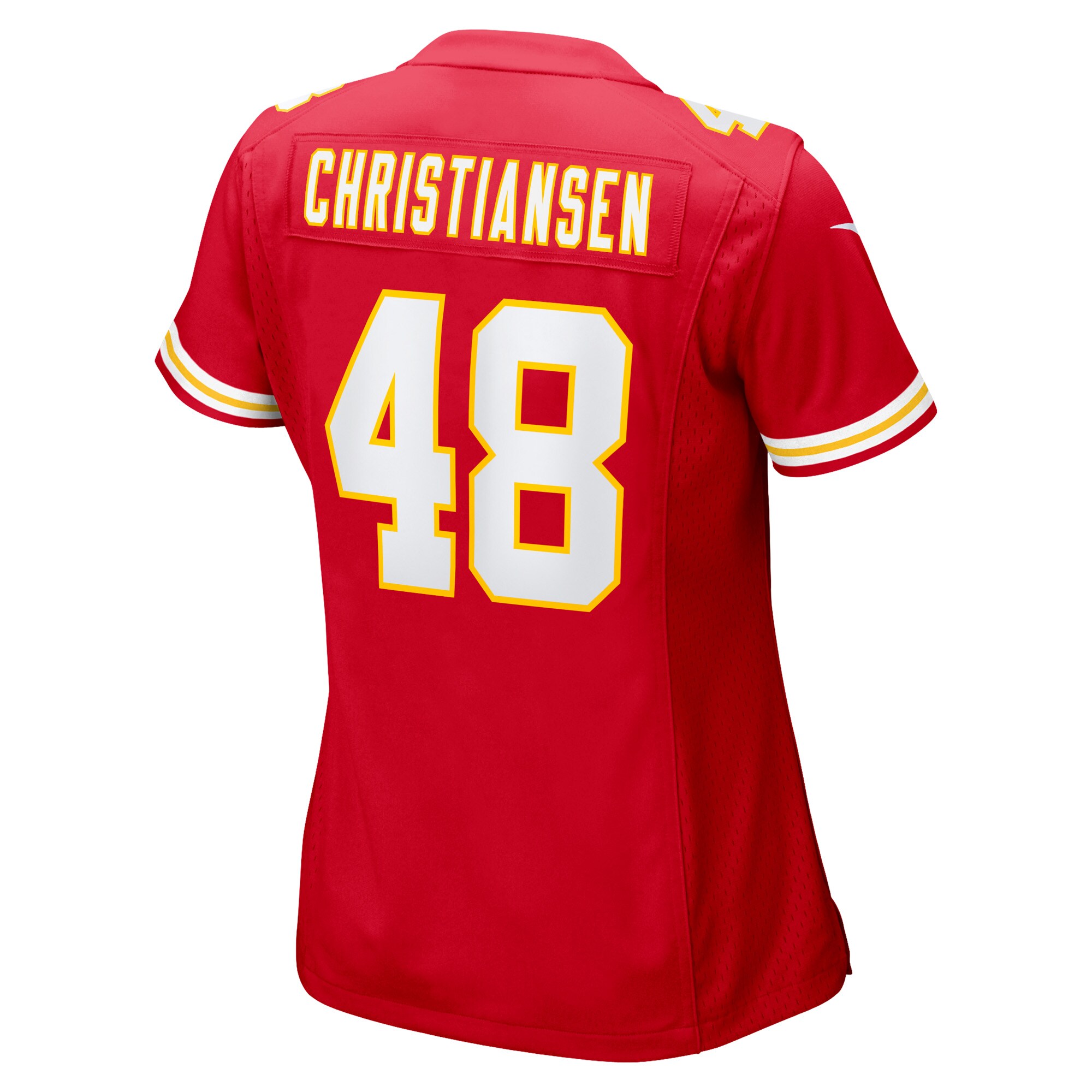 Cole Christiansen Kansas City Chiefs  Women's Game Player Jersey - Red